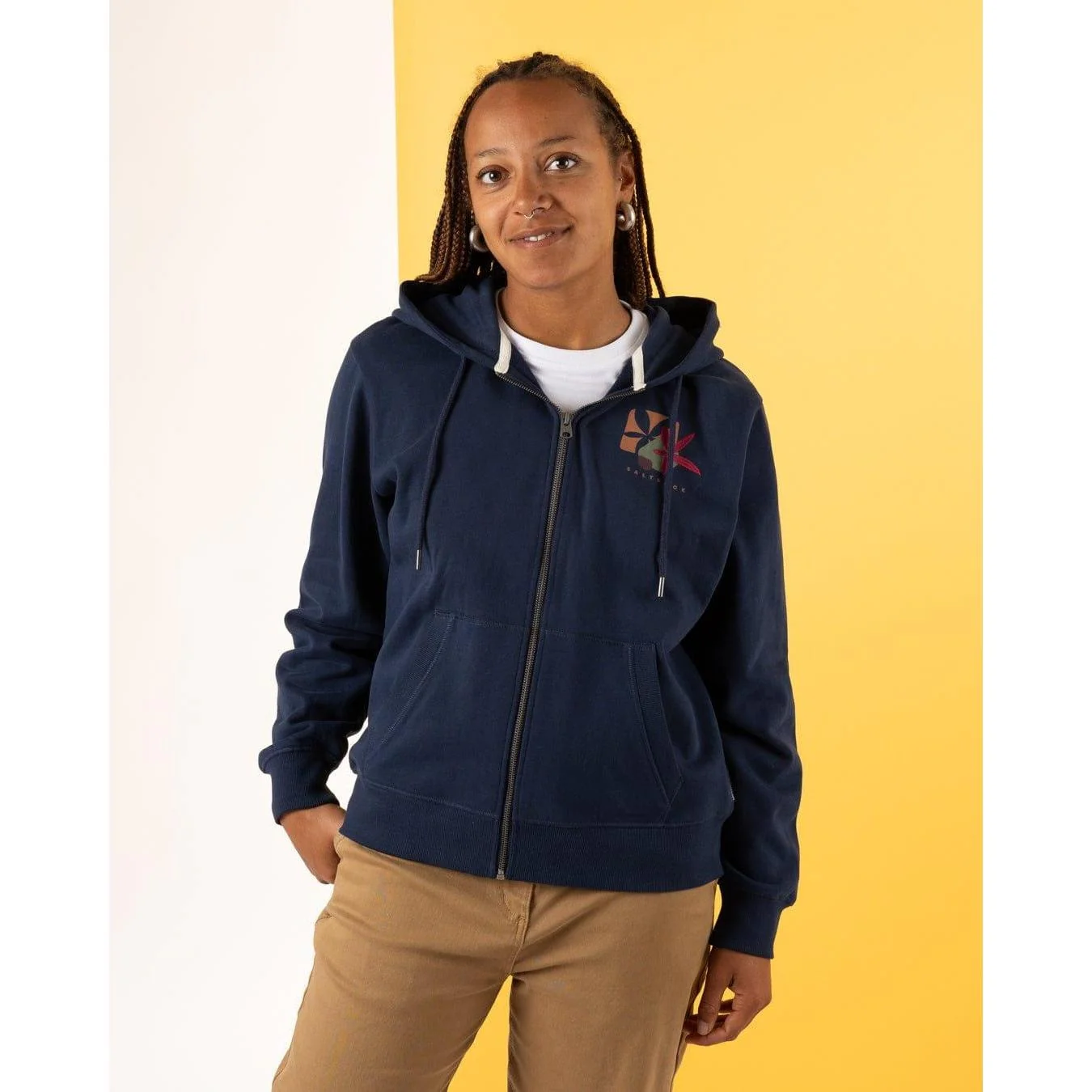 Saltrock Womens Balance Wild Zip Up Hoodie - Image 2