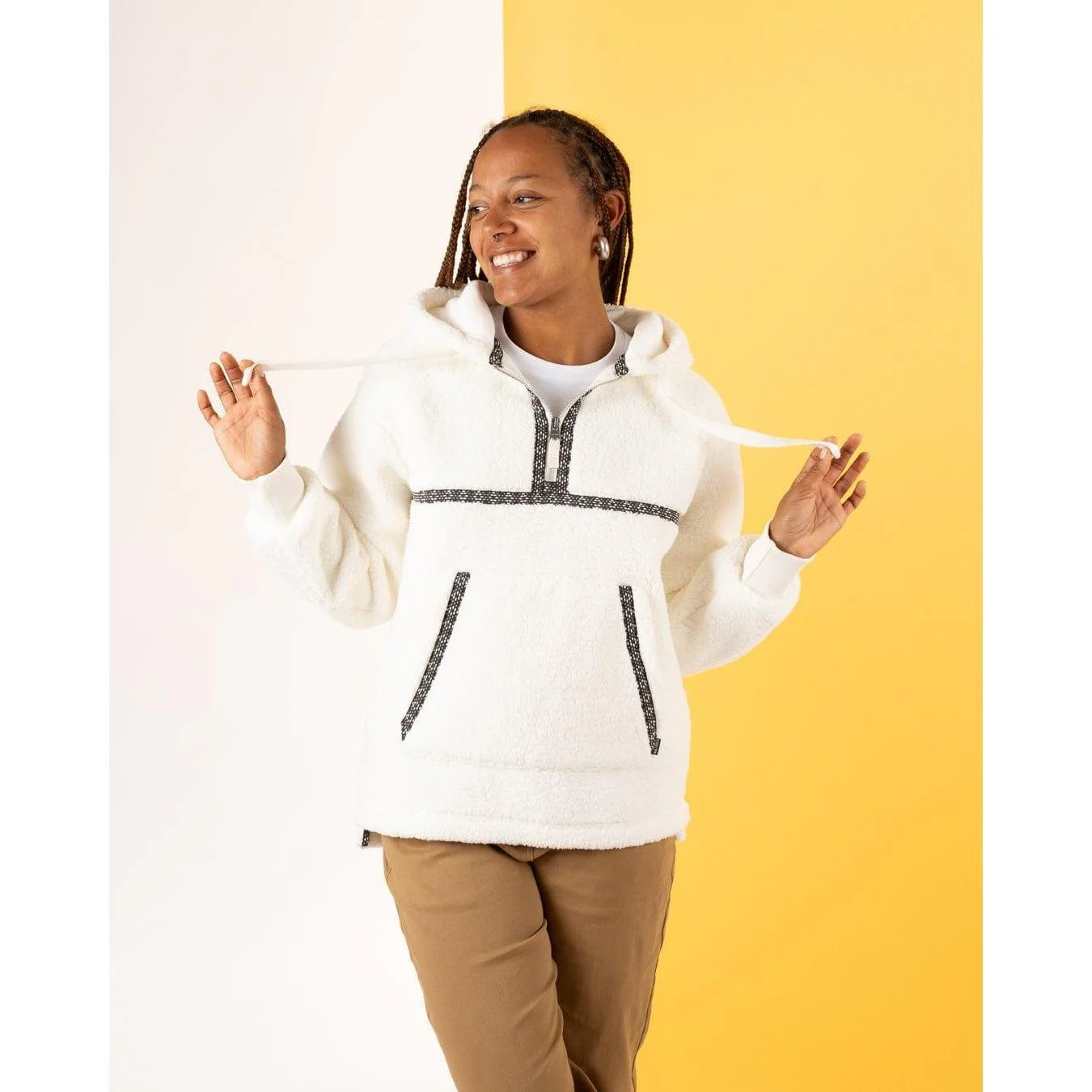 Saltrock Womens Orla Hooded Half Zip Fleece - Image 4