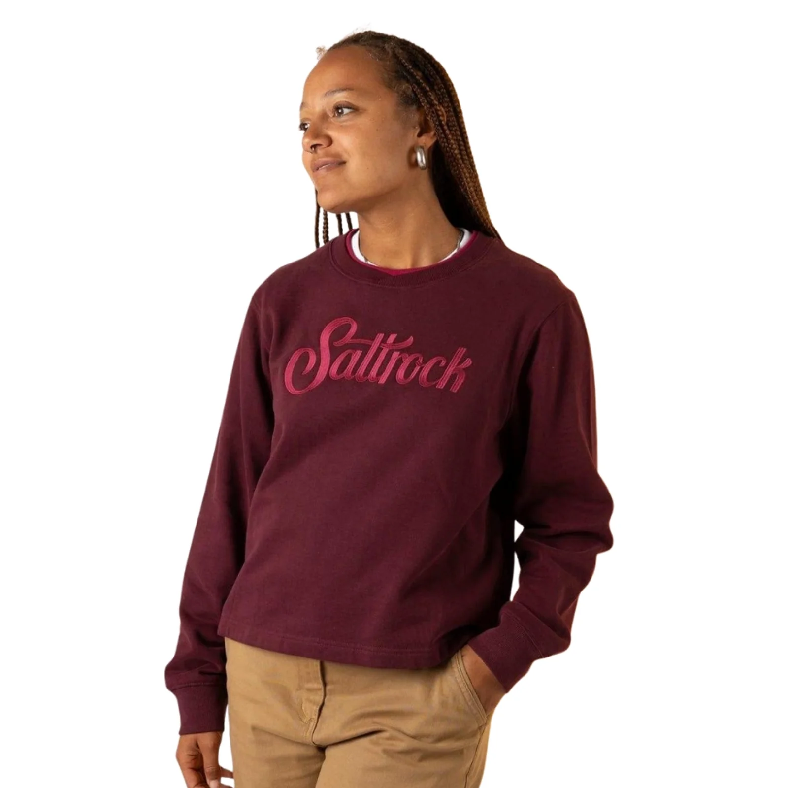 Saltrock Womens Trader Embroidered Sweatshirt
