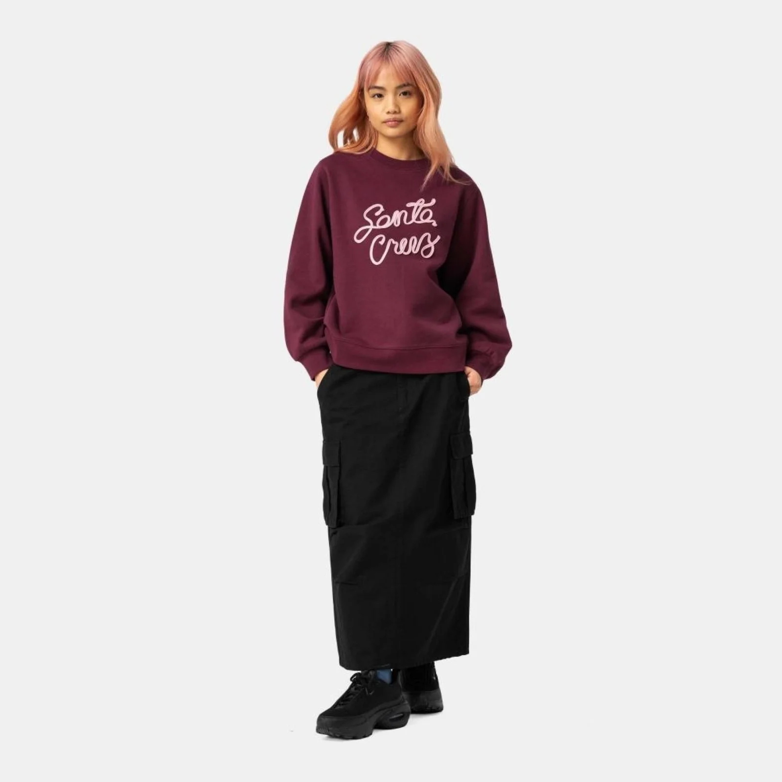 Santa Cruz Womens Ribbon Script Sweatshirt - Image 4