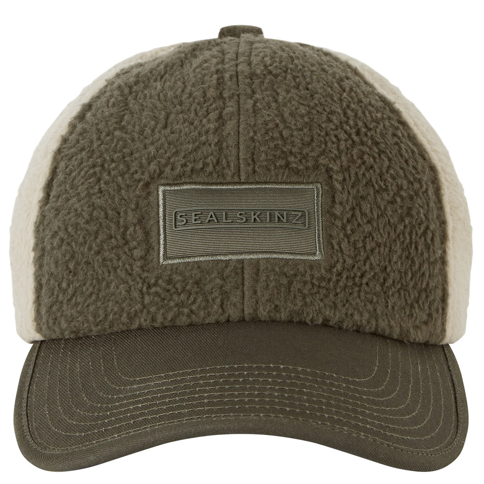 Sealskins Unisex Westwick Waterproof Micro Fleece Cap - Olive/Beige - One Size - Image 3