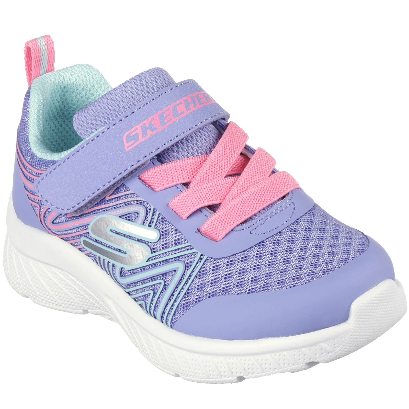 Skechers Kids Microspec Plus Swirl Sweet Trainers - Image 11