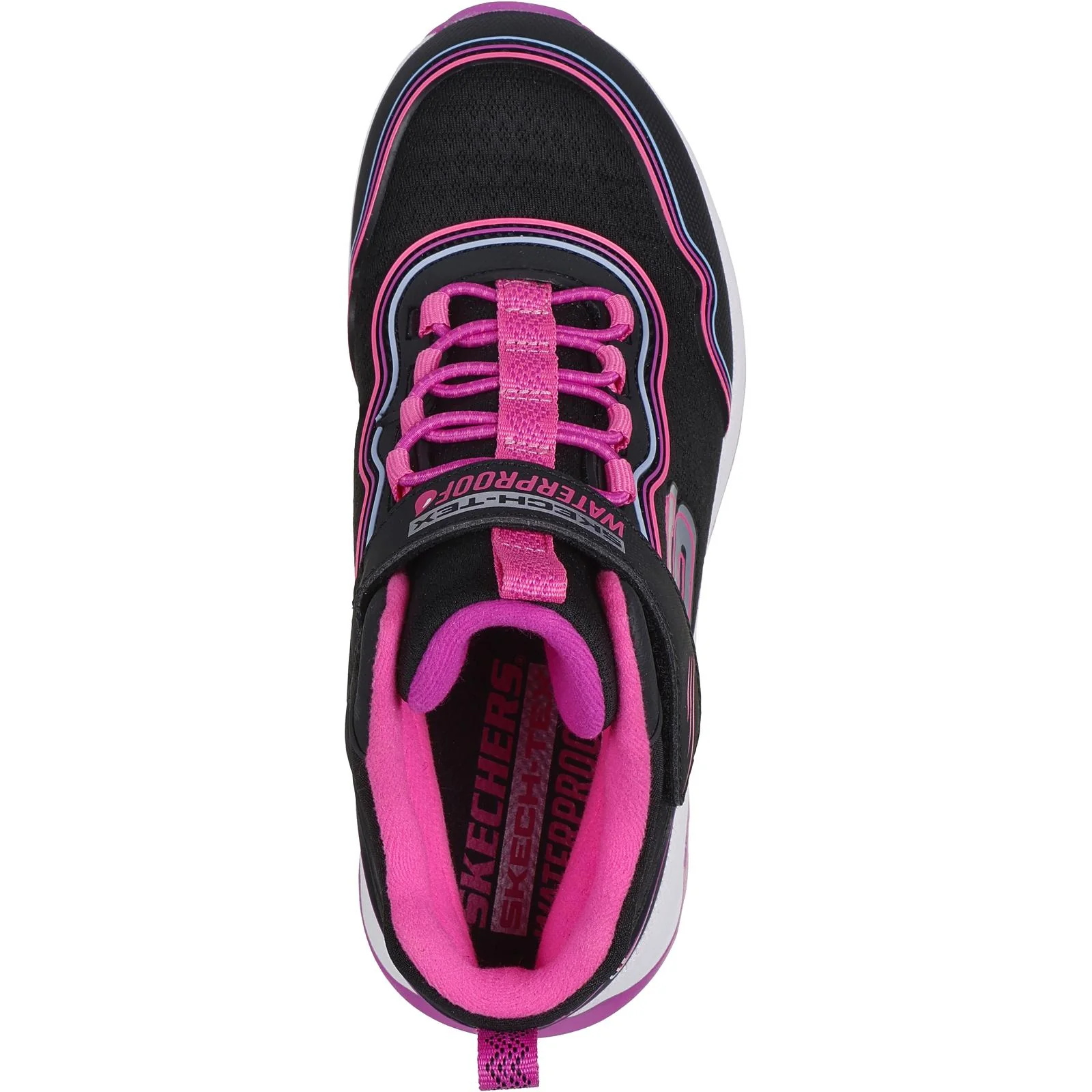Skechers Kids Storm Blazer Waterproof Light Up Hi Top Trainers - Image 2