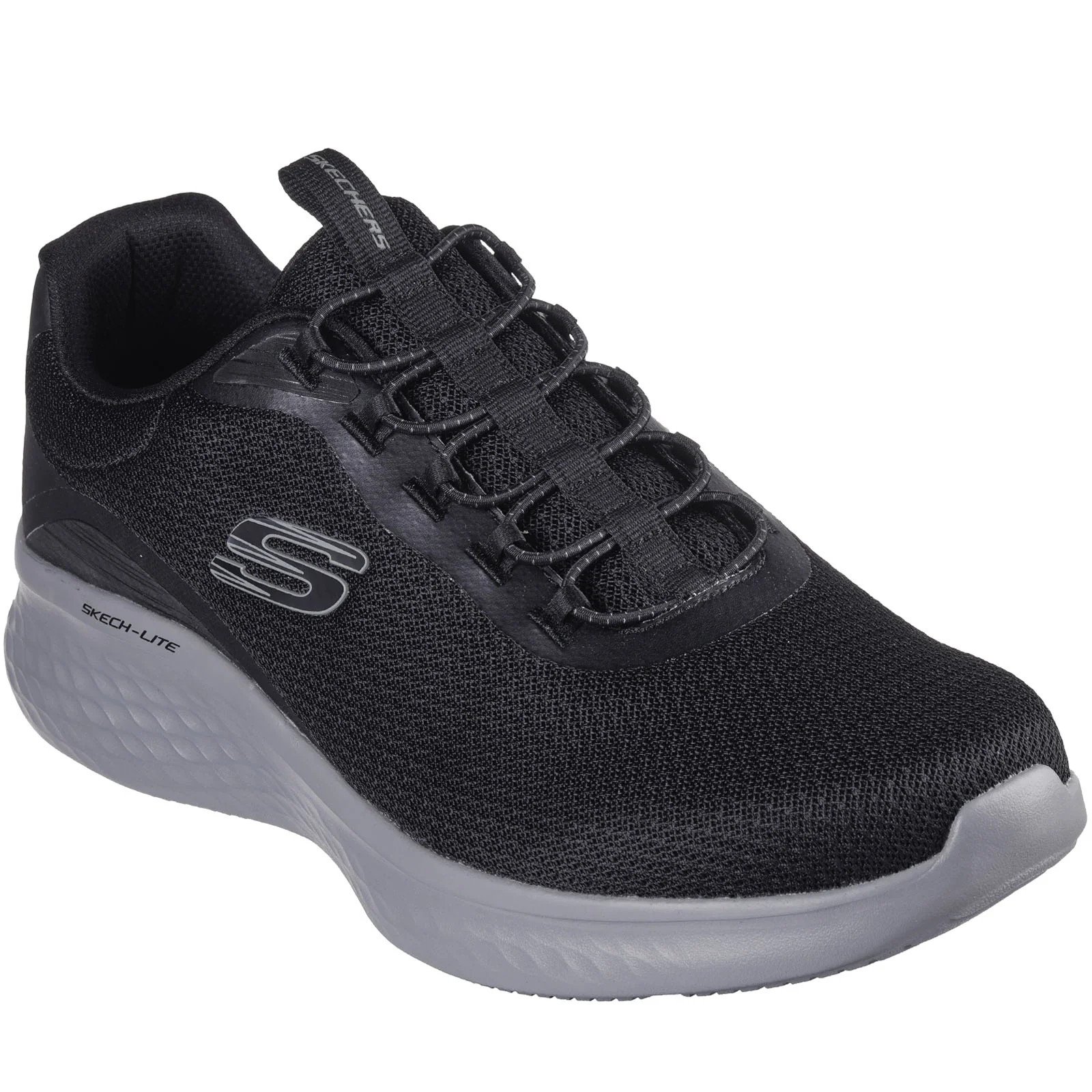 Skechers Mens Skech-Lite Pro Frenner Memory Foam Trainers - Black - Image 5