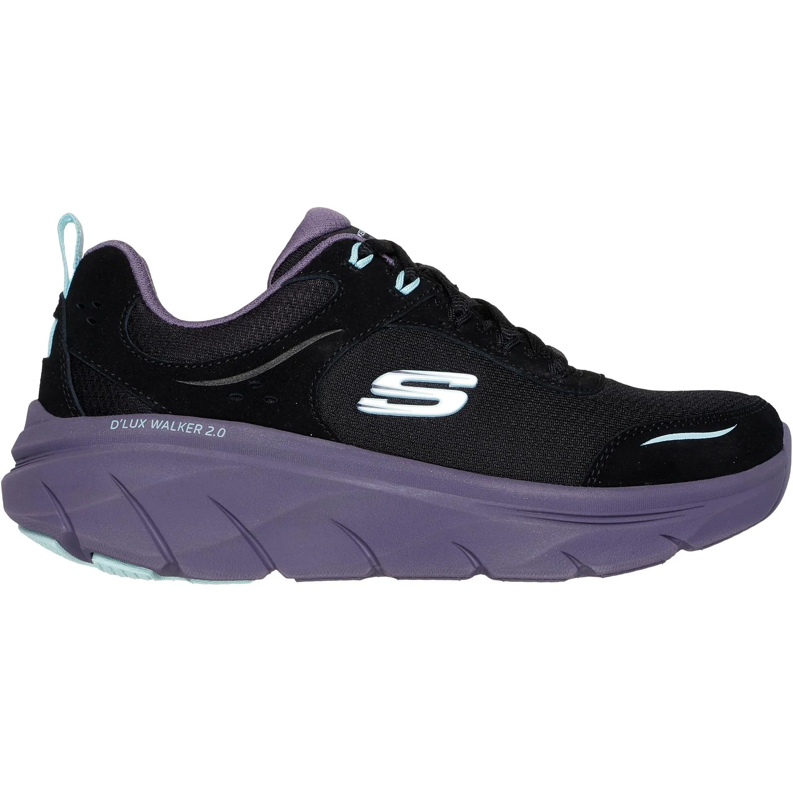 Skechers Womens D'Lux Walker 2.0 Memory Foam Trainers - Image 10