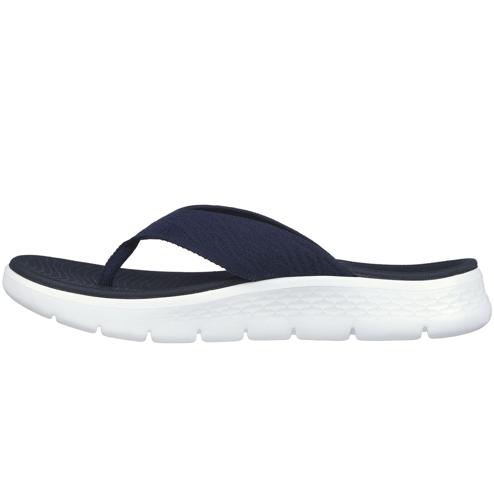 Skechers Womens Go Walk Flex Splendor Sandals Flip Flops - Navy - Image 2