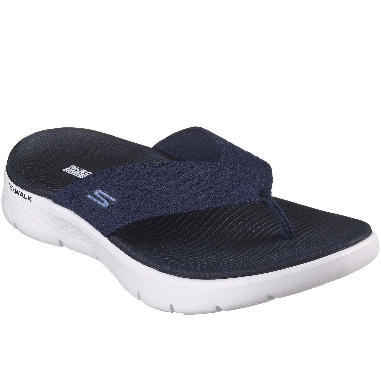 Skechers Womens Go Walk Flex Splendor Sandals Flip Flops - Navy - Image 5