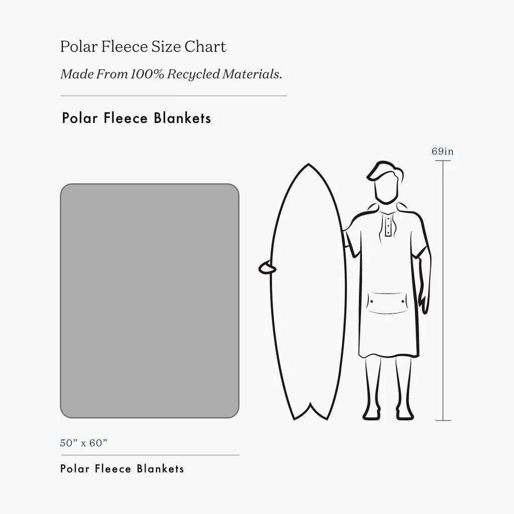Slowtide Glacier Polar Fleece Blanket - Multi - Image 4
