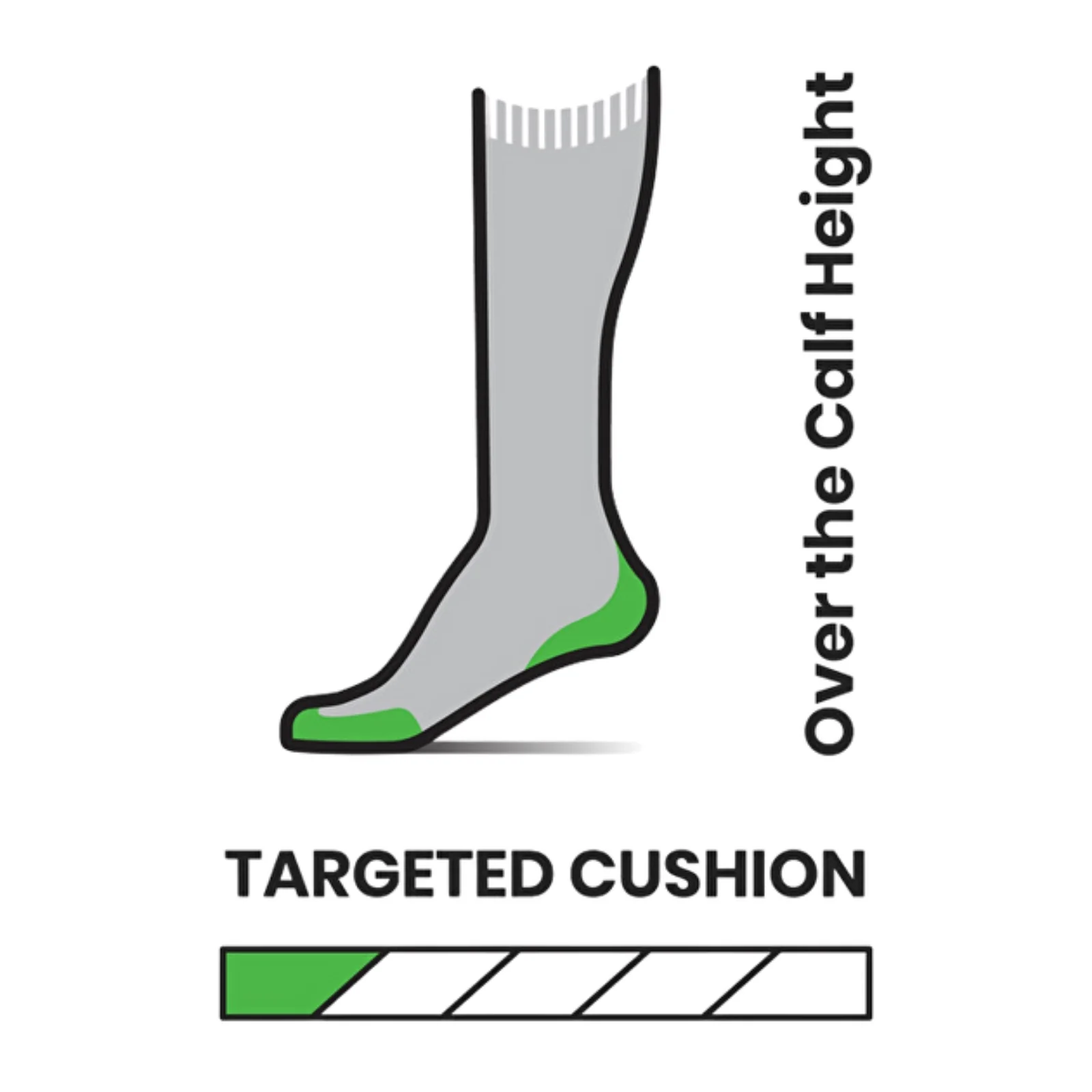 Smartwool Mens Ski Targeted Cushion Summit Shot OTC Ski Socks - Image 2