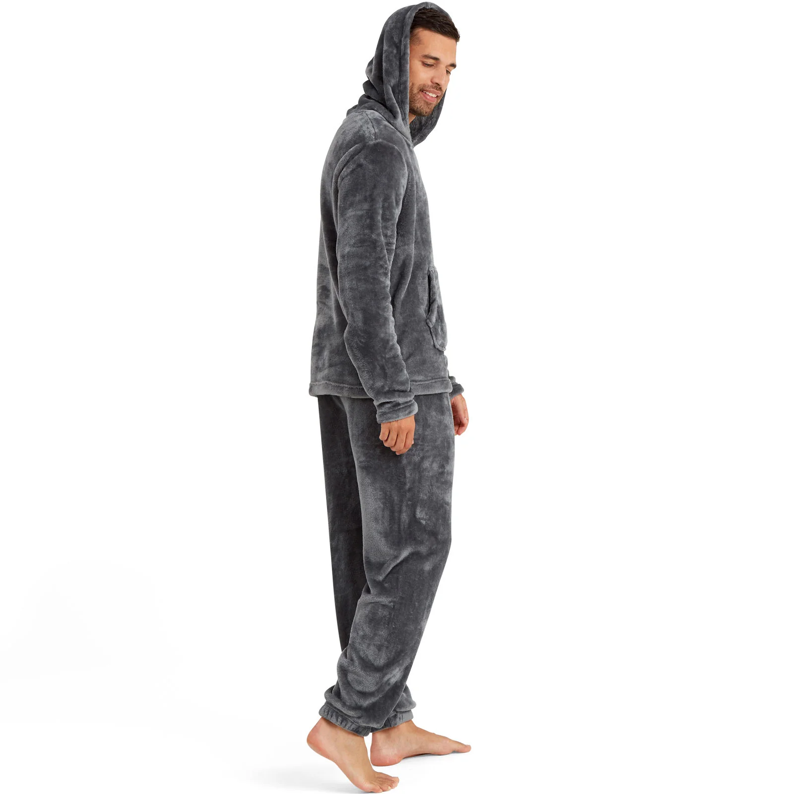 Snuggaroo Mens Soft Fleece Hooded Loungewear Set - Image 15