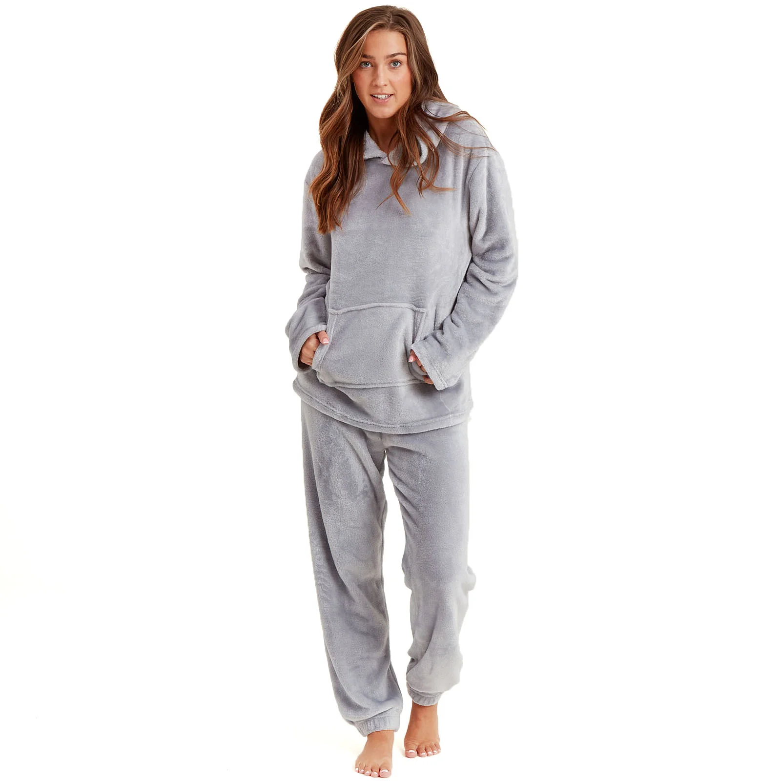 Snuggaroo Womens Soft Fleece Hooded Loungewear Set - Image 11