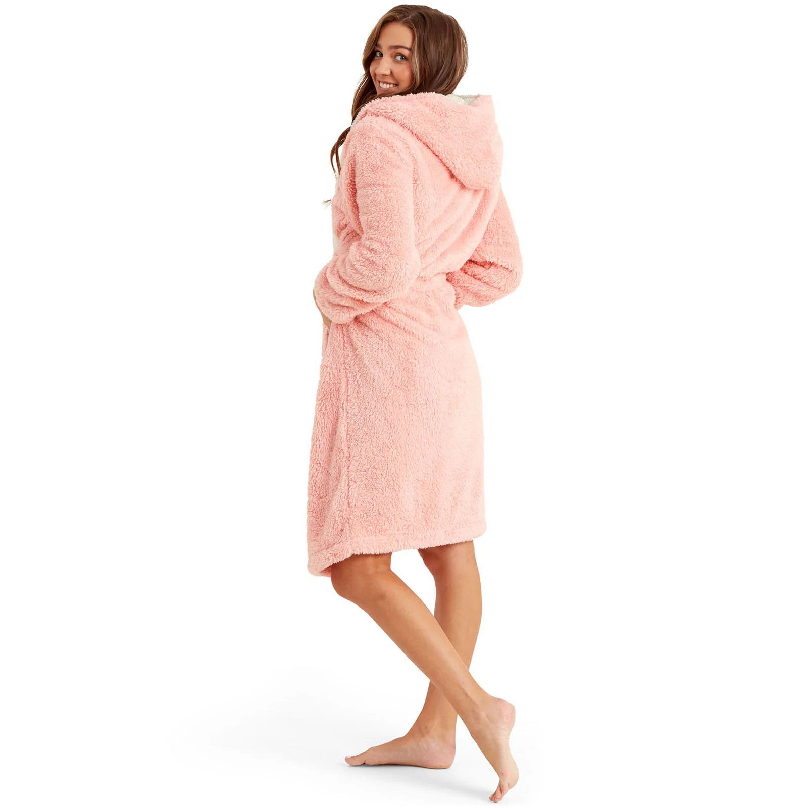 Snuggaroo Womens Soft Hooded Dressing Gown - Image 7