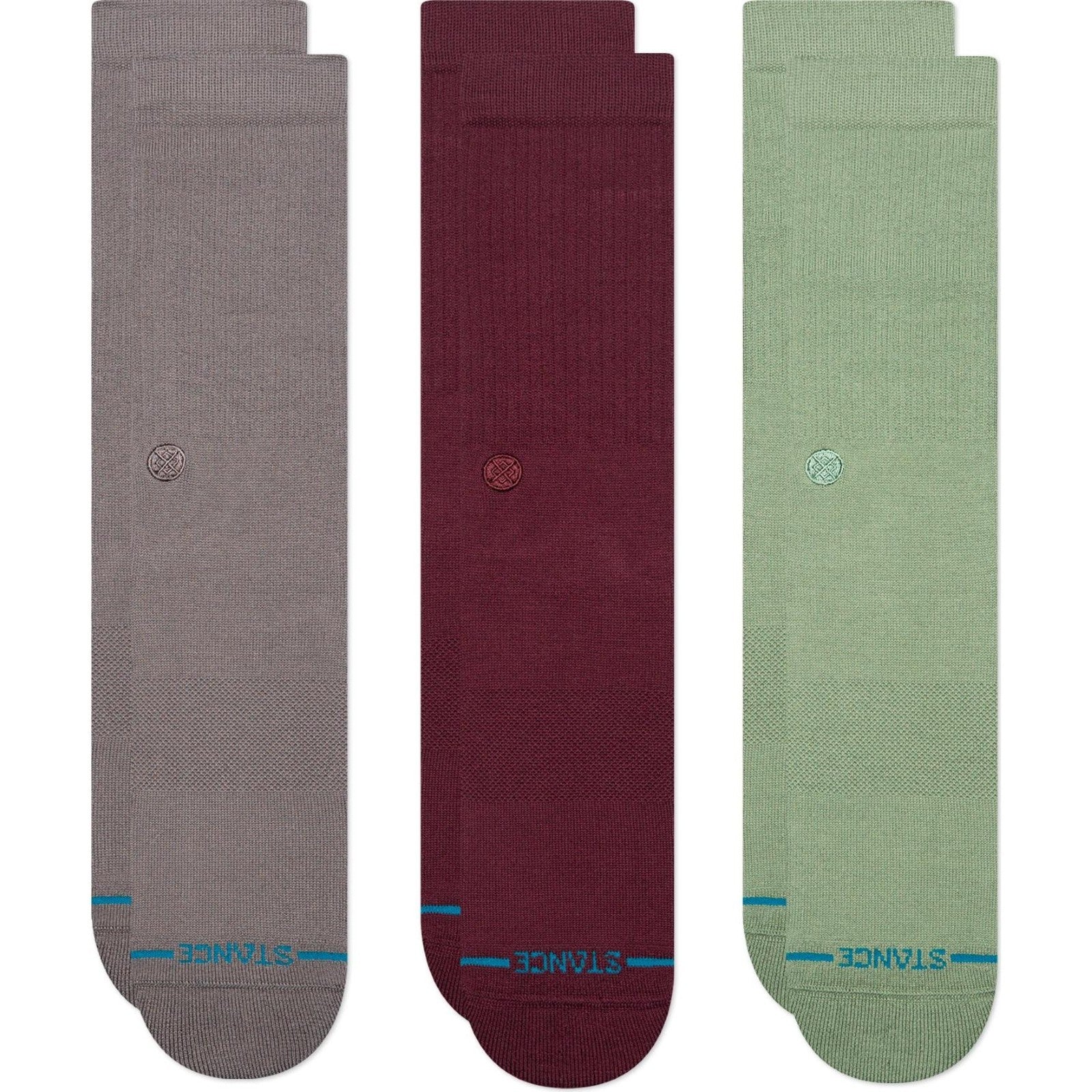 Stance Unisex Icon 3 Pack Crew Socks