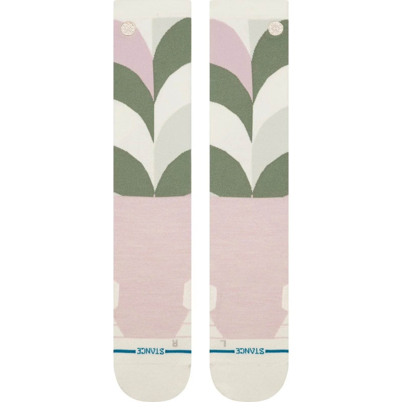 Stance Womens Geo Petals Ultra Light Ski Socks - Image 2