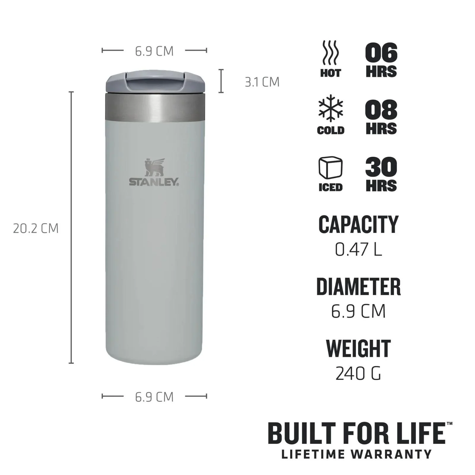Stanley the Aerolight 0.47L Leakproof Drink-Through Lid Transit Mug - Image 23