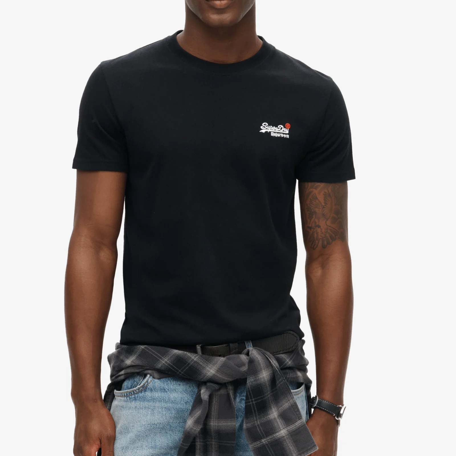 Superdry Mens Essential Contrast Short Sleeve T-Shirt - Image 3