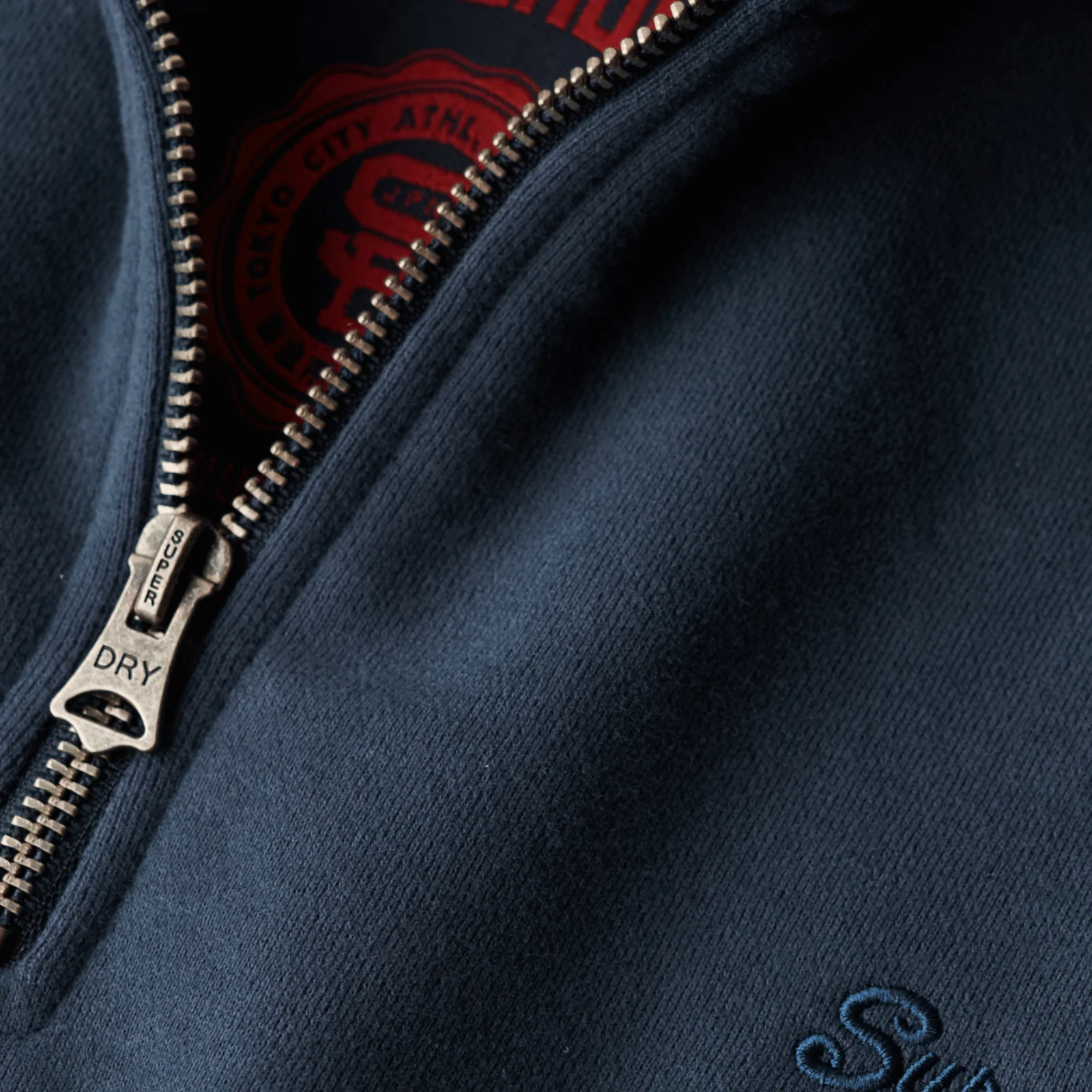 Superdry Mens Essential Logo Half Zip Sweatshirt - Image 10