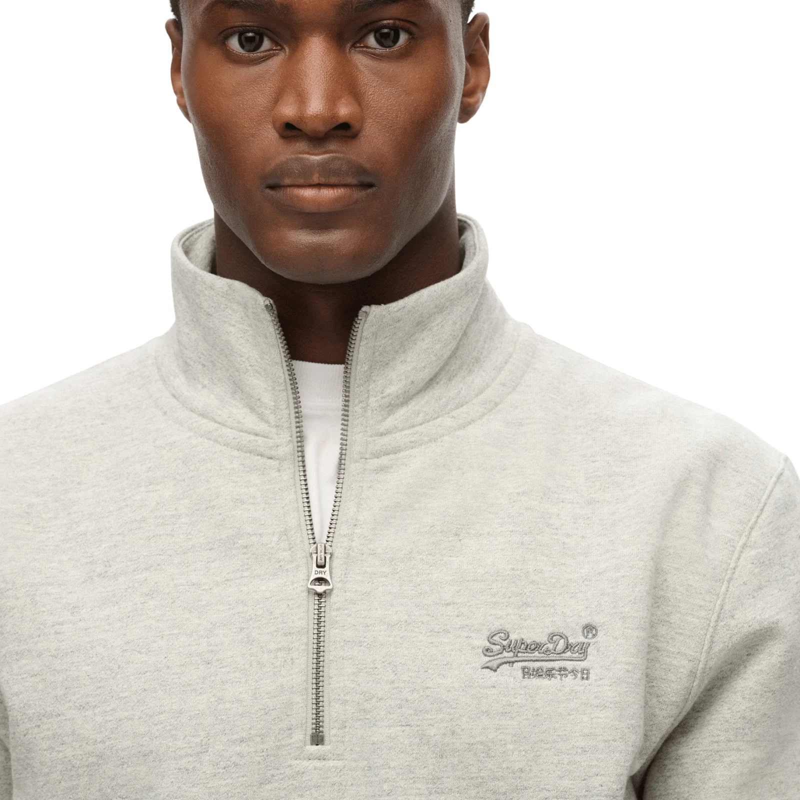 Superdry Mens Essential Logo Half Zip Sweatshirt - Image 6