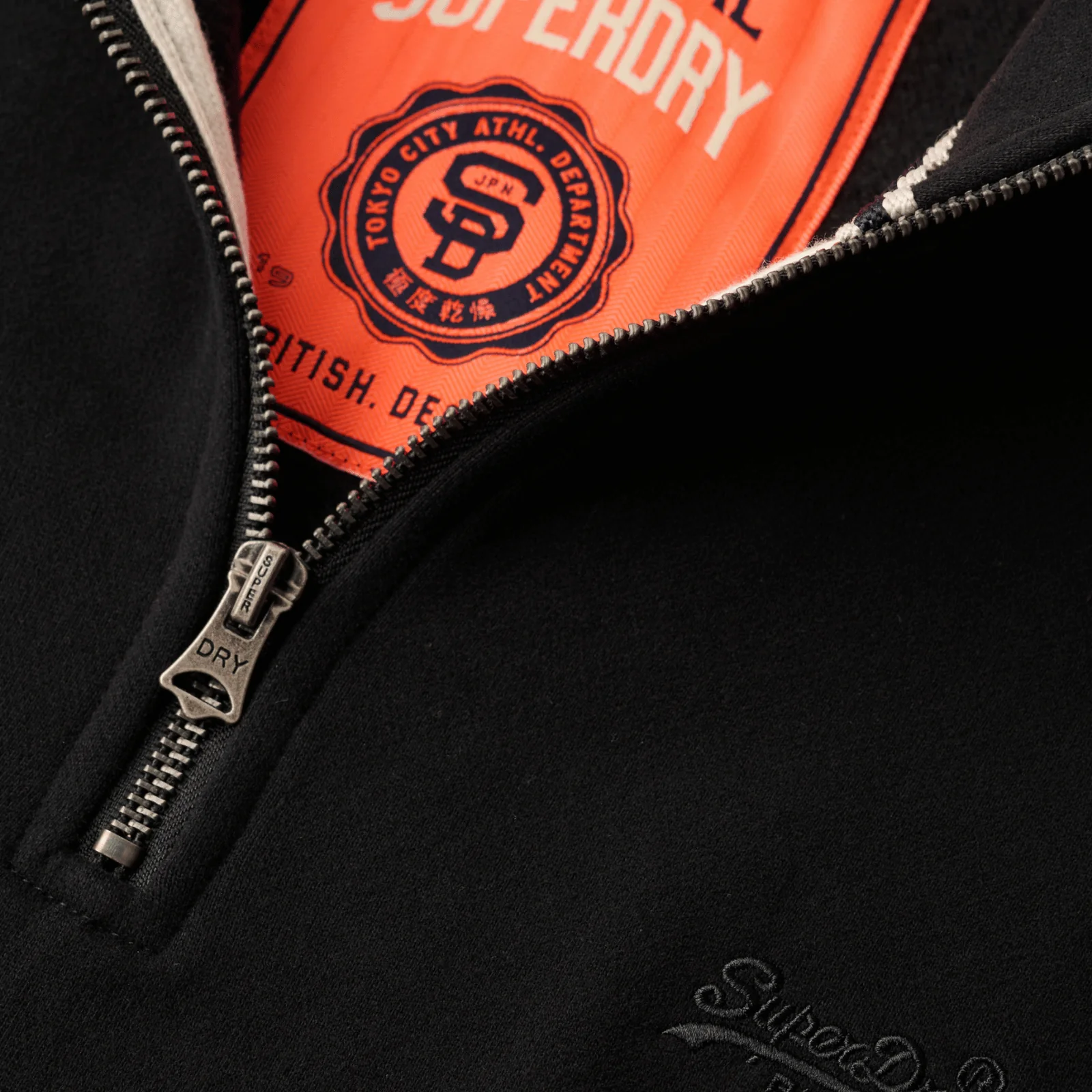 Superdry Mens Essential Logo Half Zip Sweatshirt - Image 8