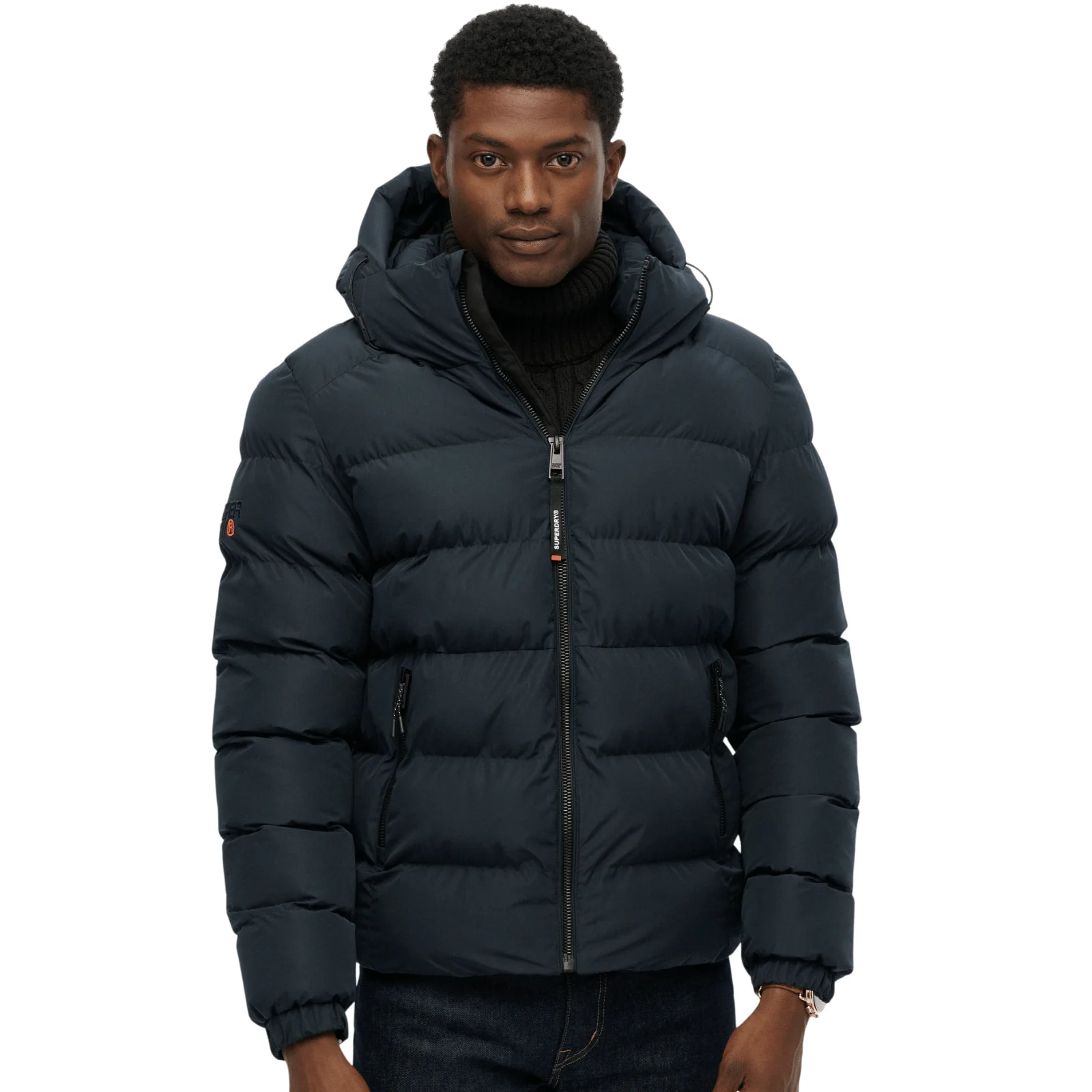 Superdry Mens Hooded Sports Padded Jacket - Image 3