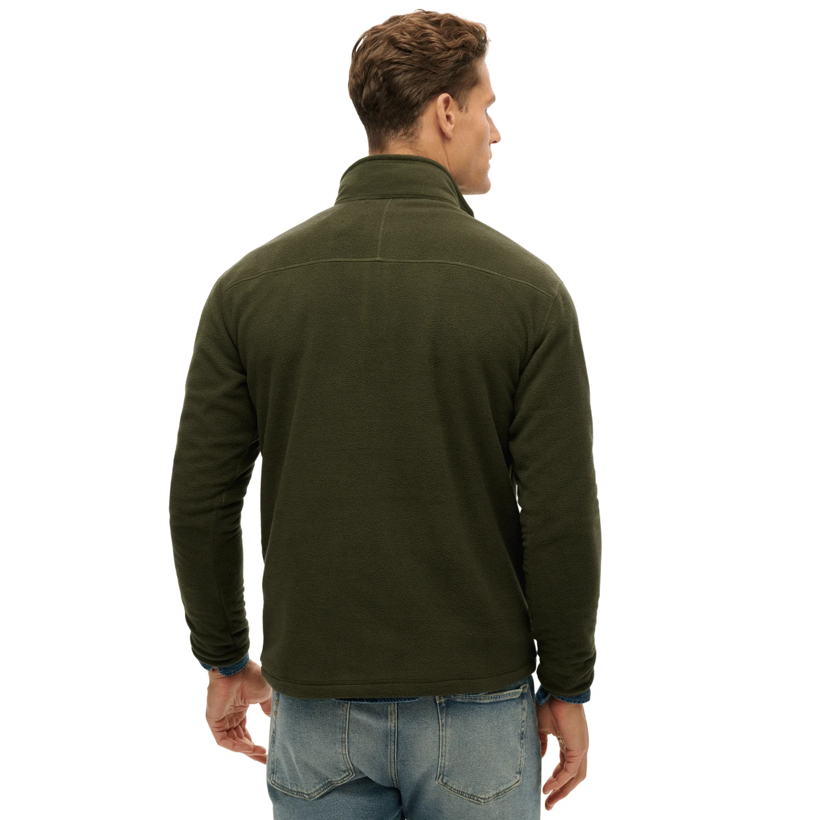 Superdry Mens Polar Fleece Half Zip Fleece - Image 5