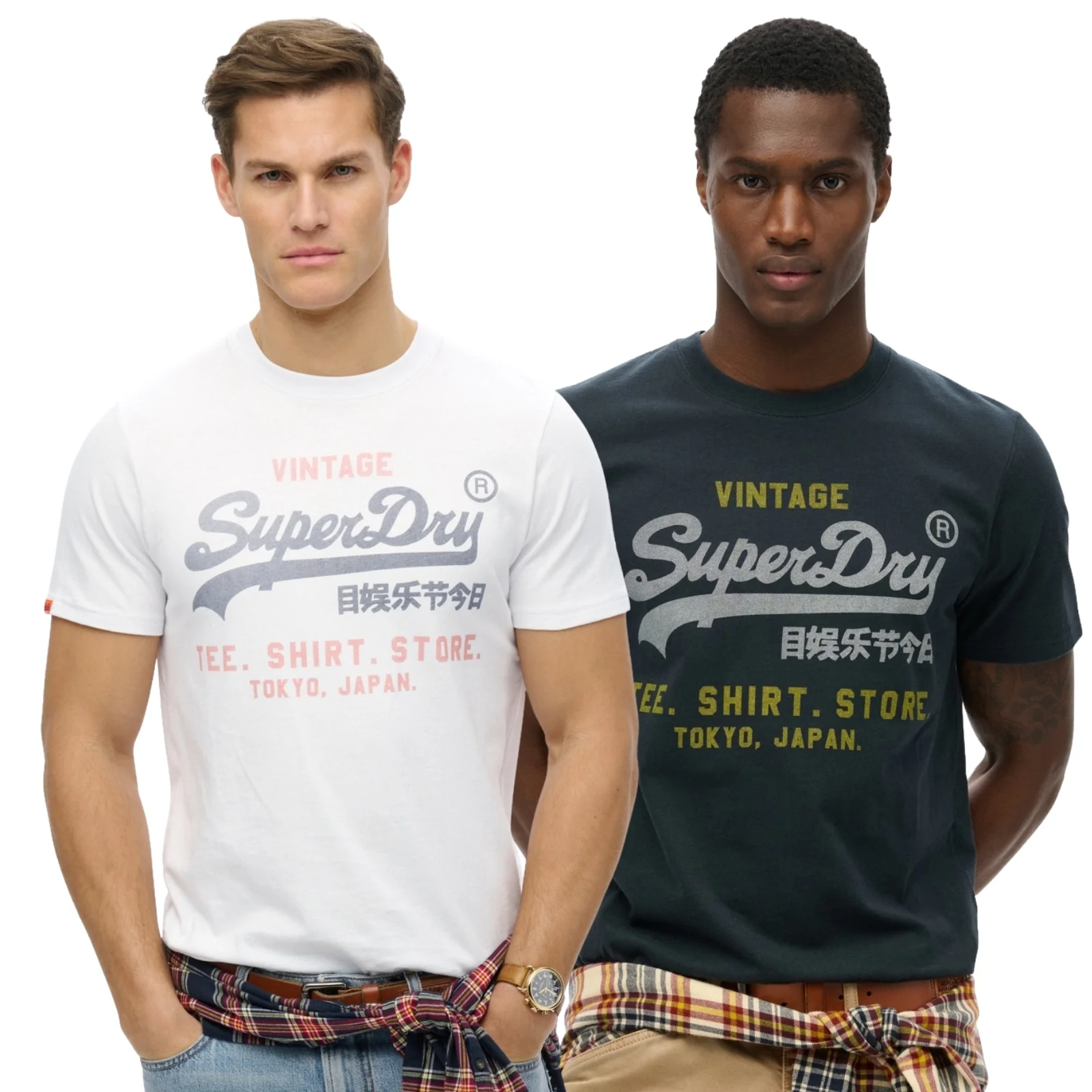 Superdry Mens Vintage Logo Heritage Short Sleeve T-Shirt
