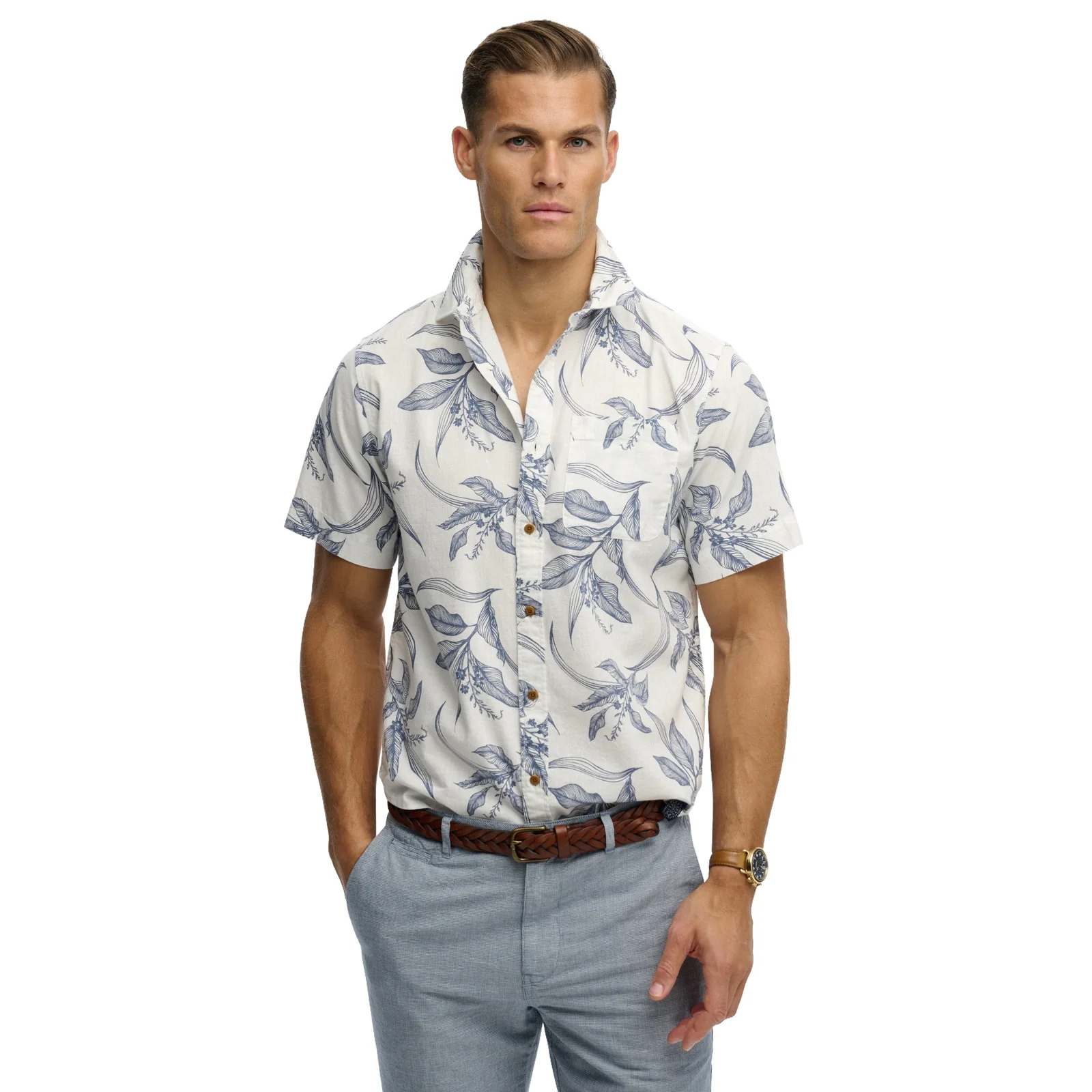Superdry Mens Vintage Loom Short Sleeve Shirt
