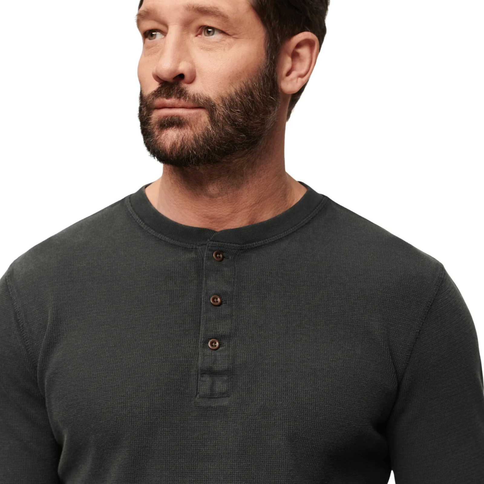 Superdry Mens Waffle Henley Long Sleeve T-Shirt - Image 10
