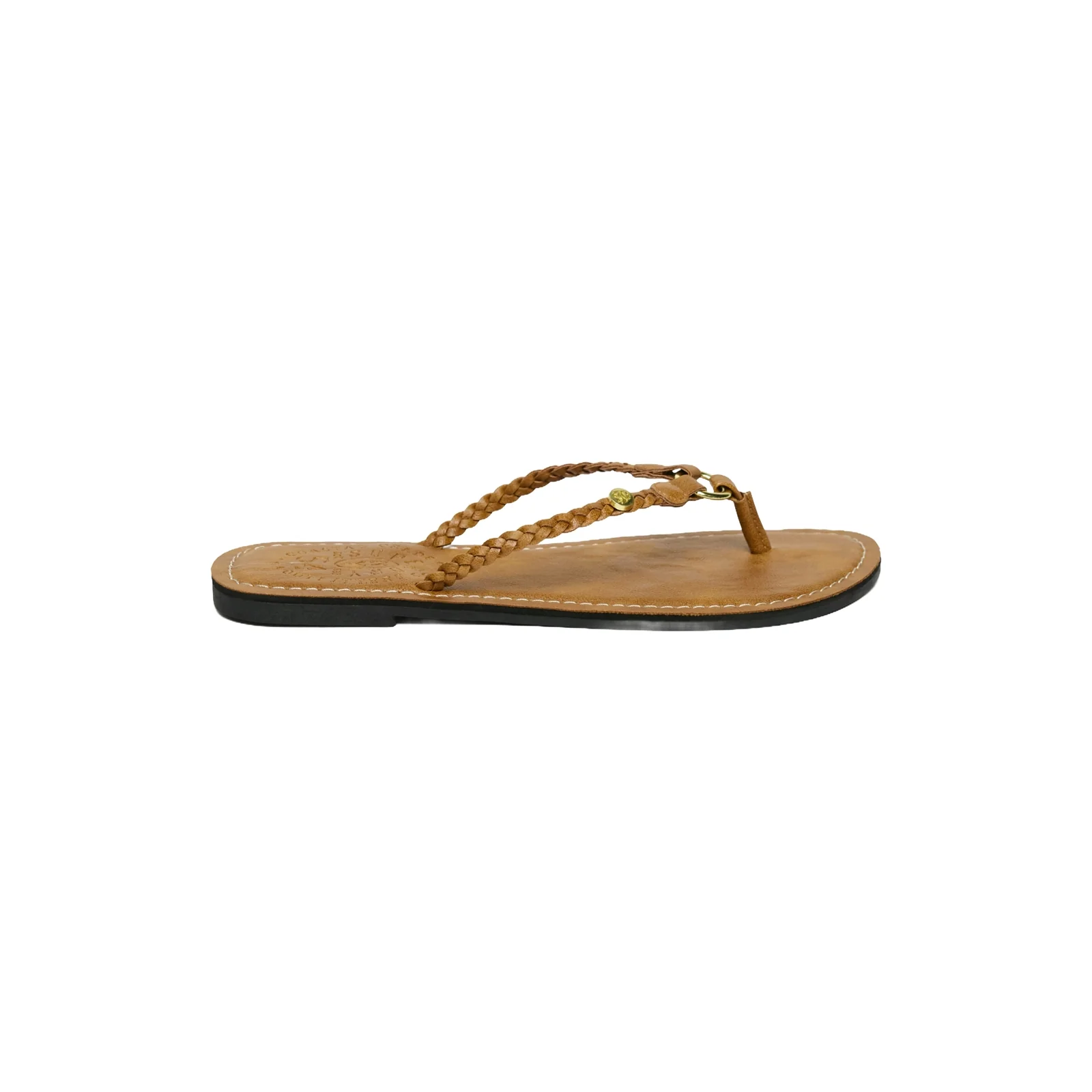 Superdry Womens Faux Leather Braided Flip Flops - Image 14