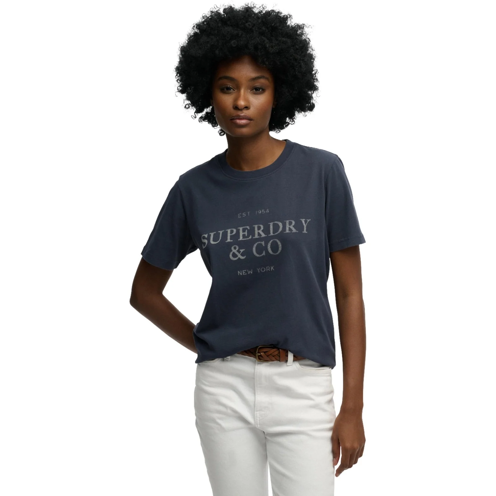 Superdry Womens Luxe Casual Relaxed Short Sleeve T-Shirt - Image 19