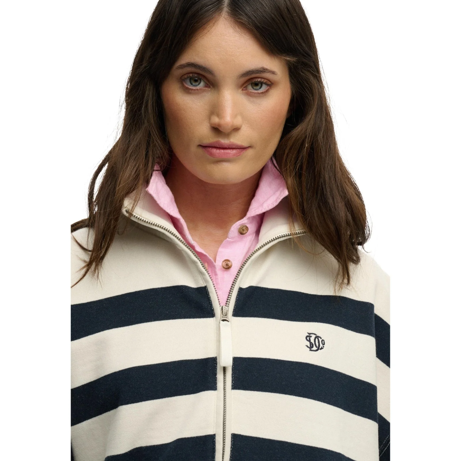 Superdry Womens Studios Stripe Sweatshirt - Image 2