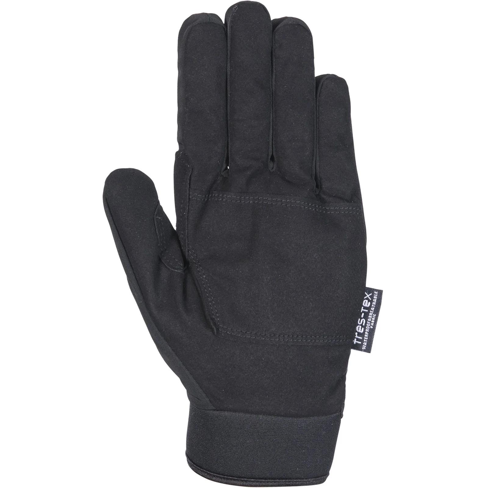 Trespass Adults Cruzado Waterproof Gloves - Black - Image 3