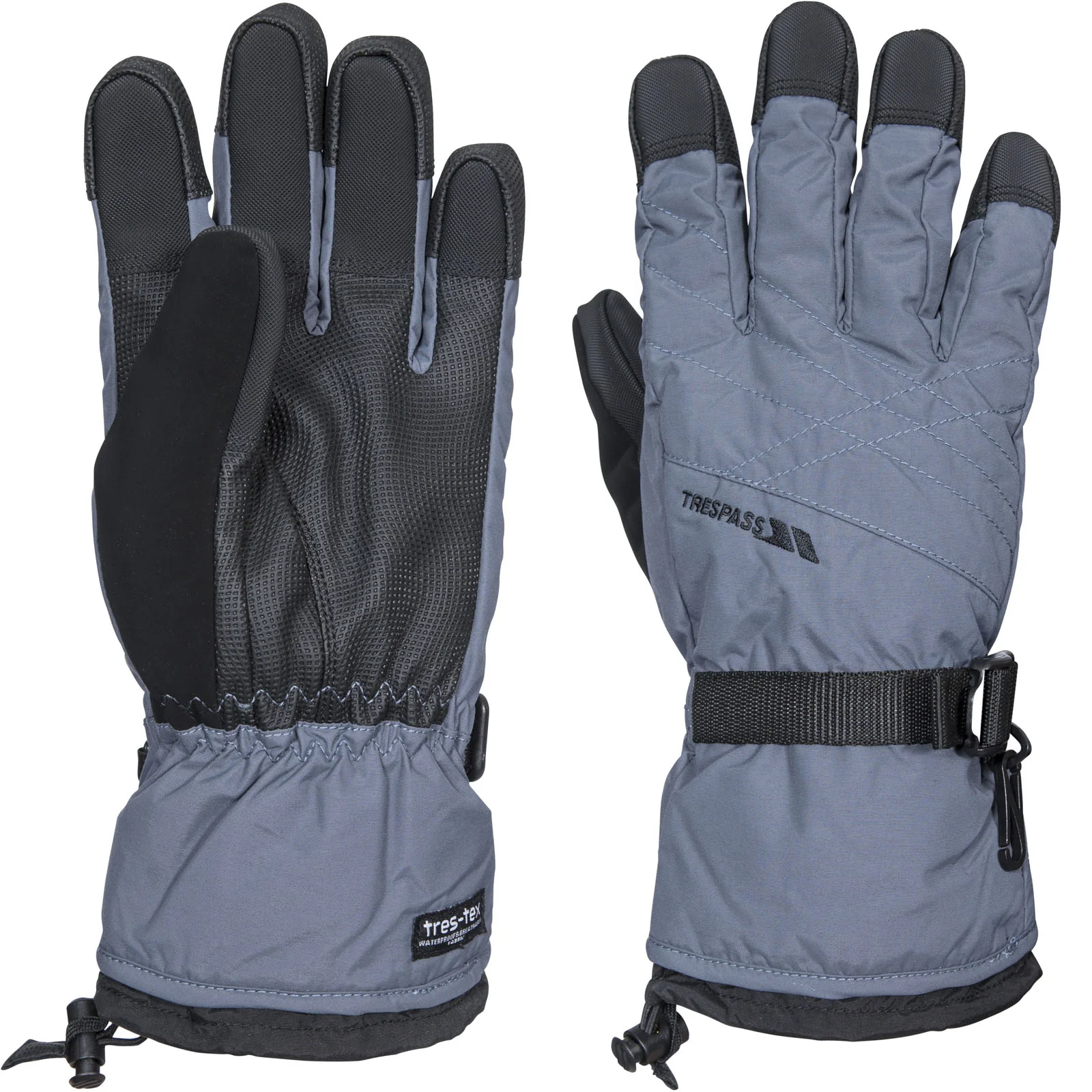 Trespass Adults Reunited II Skiing Snowboarding Gloves - Image 3