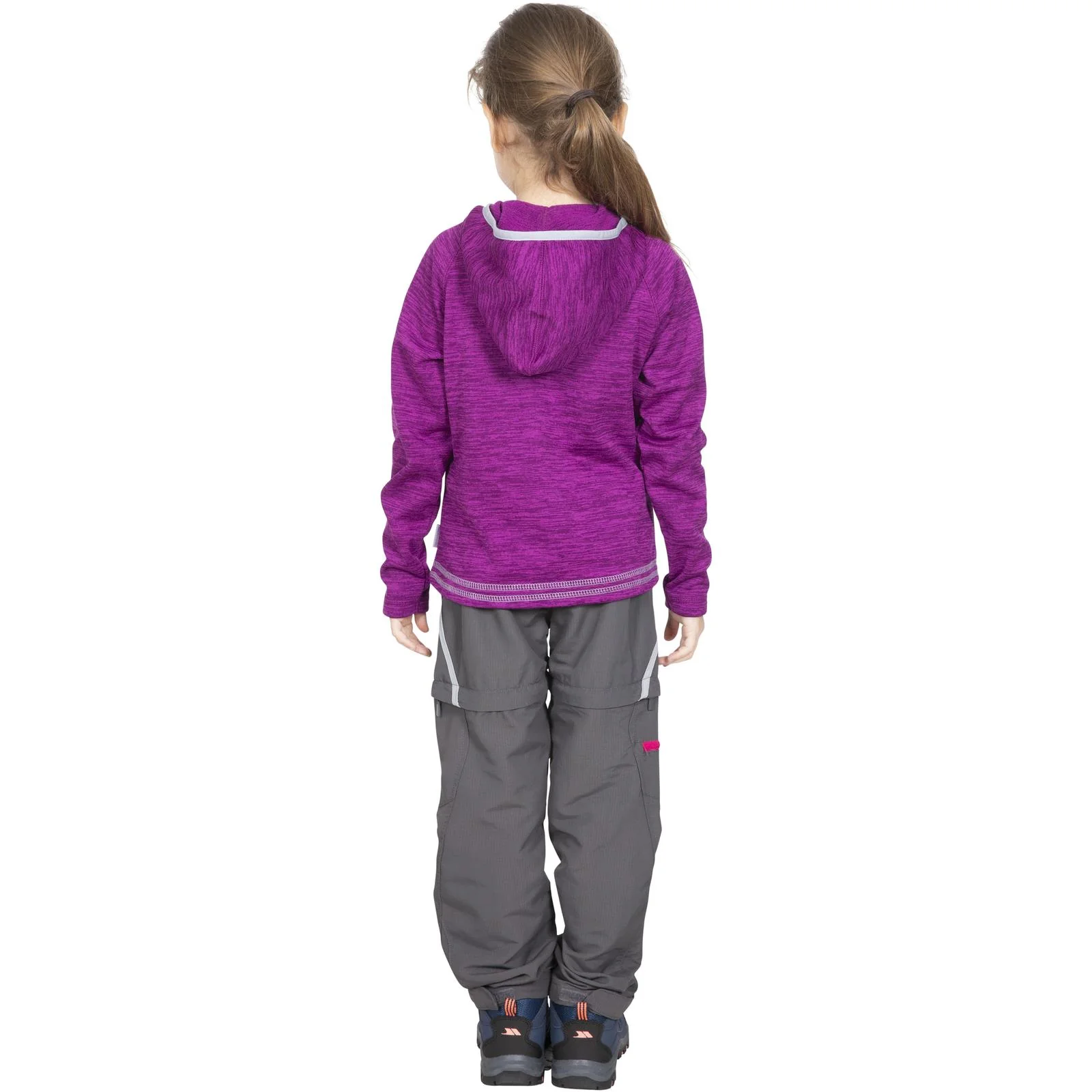 Trespass Kids Goodness Full Zip Hooded Fleece Jacket - Image 15