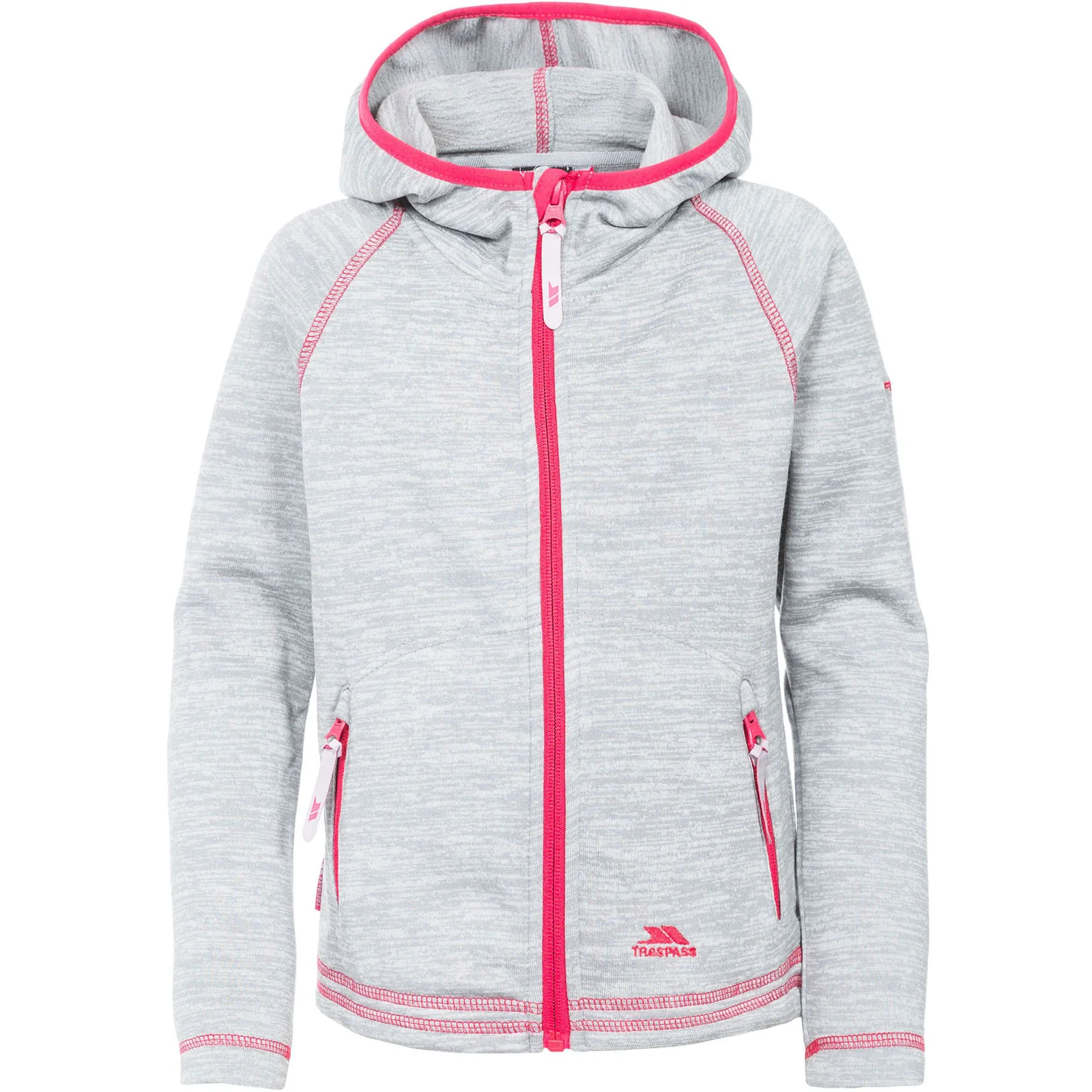 Trespass Kids Goodness Full Zip Hooded Fleece Jacket - Image 3