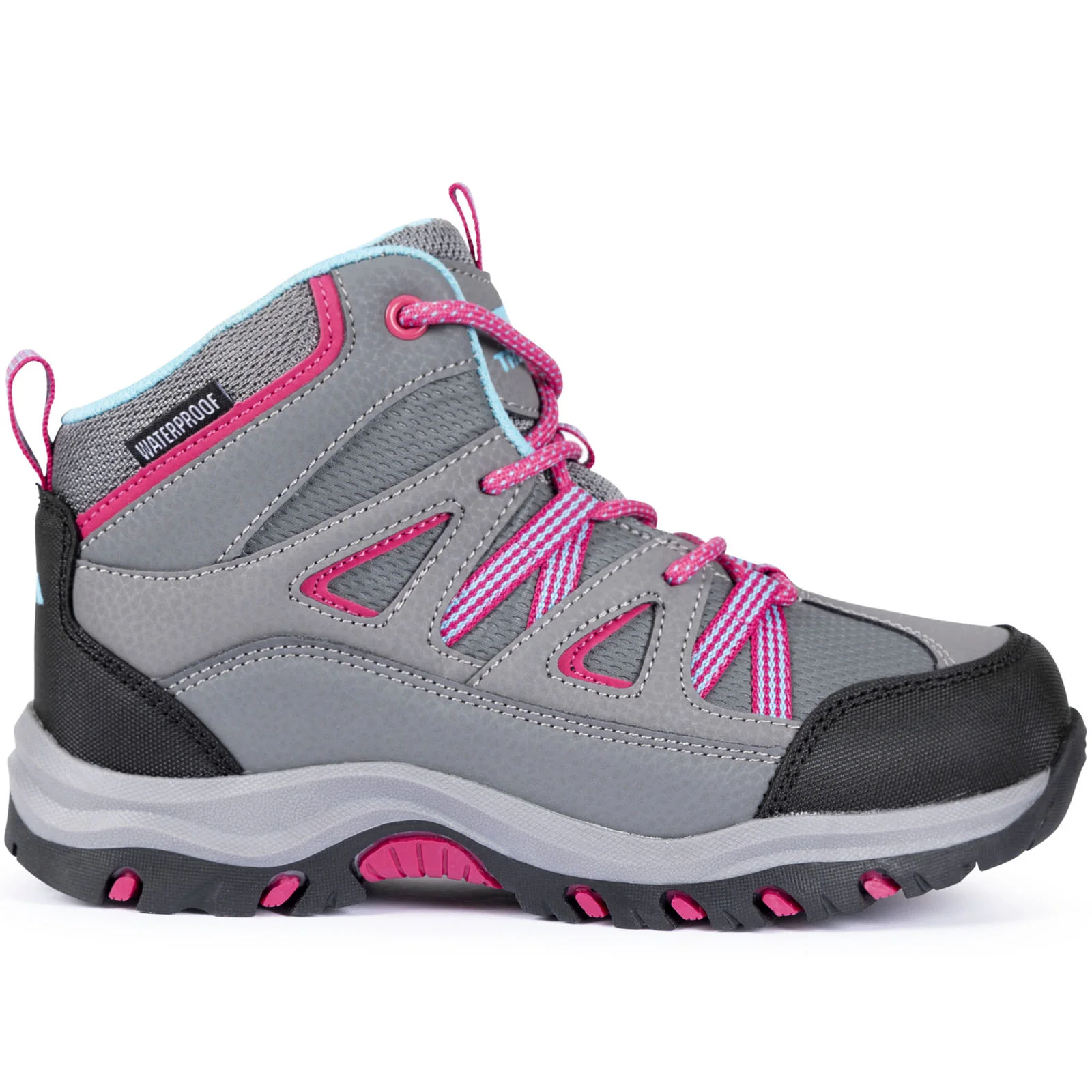 Trespass Kids Gullion II Mid Rise Waterproof Walking Boots - Image 9