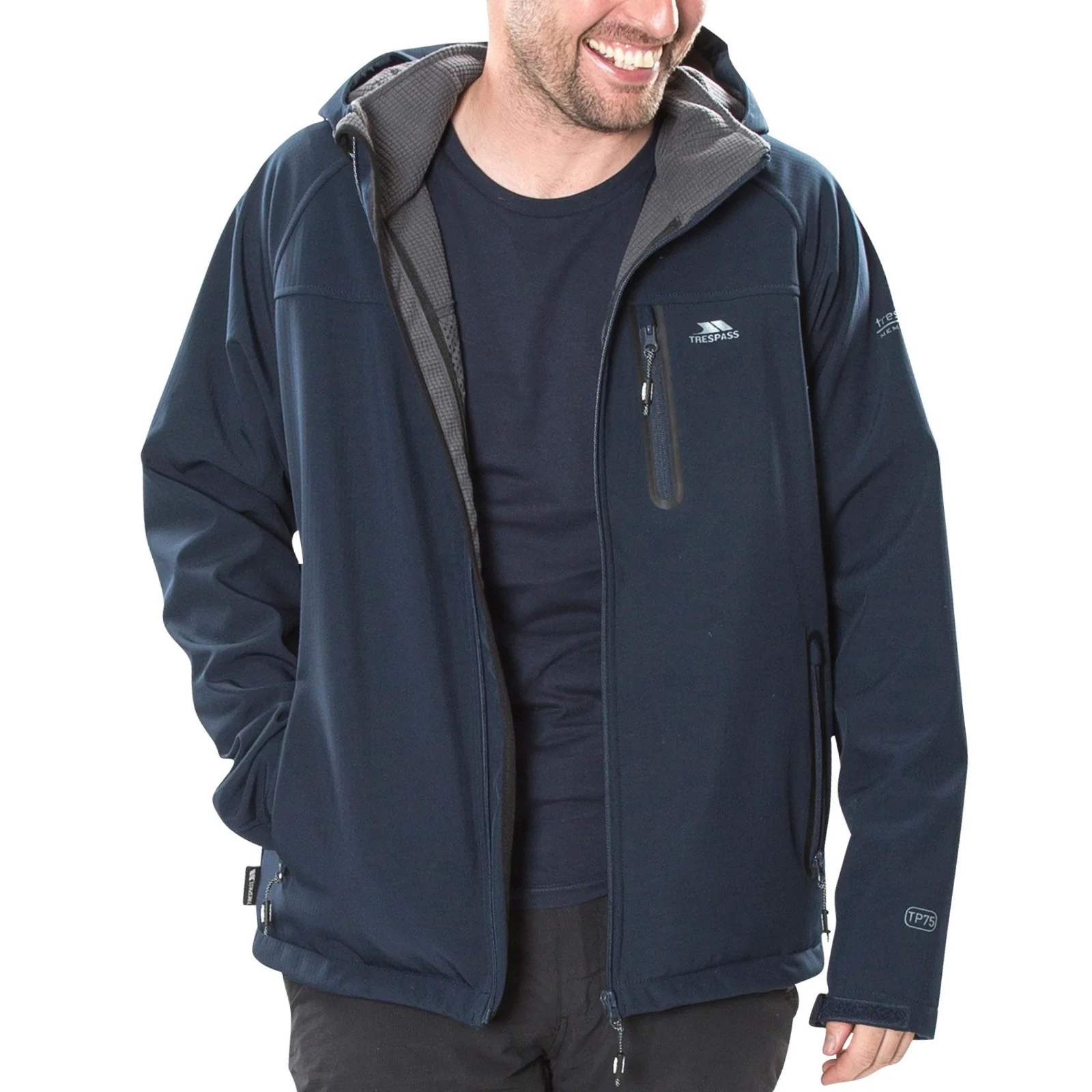 Trespass Mens Accelerator II Softshell Waterproof Jacket - Image 3