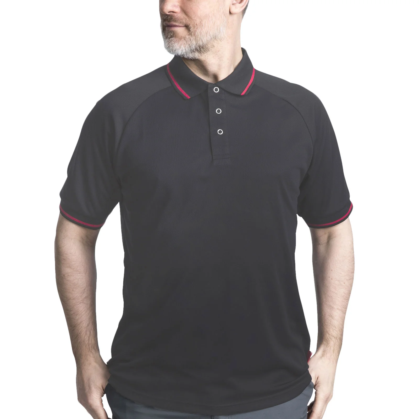 Trespass Mens Bonington Quick Dry Polo Shirt - Image 5