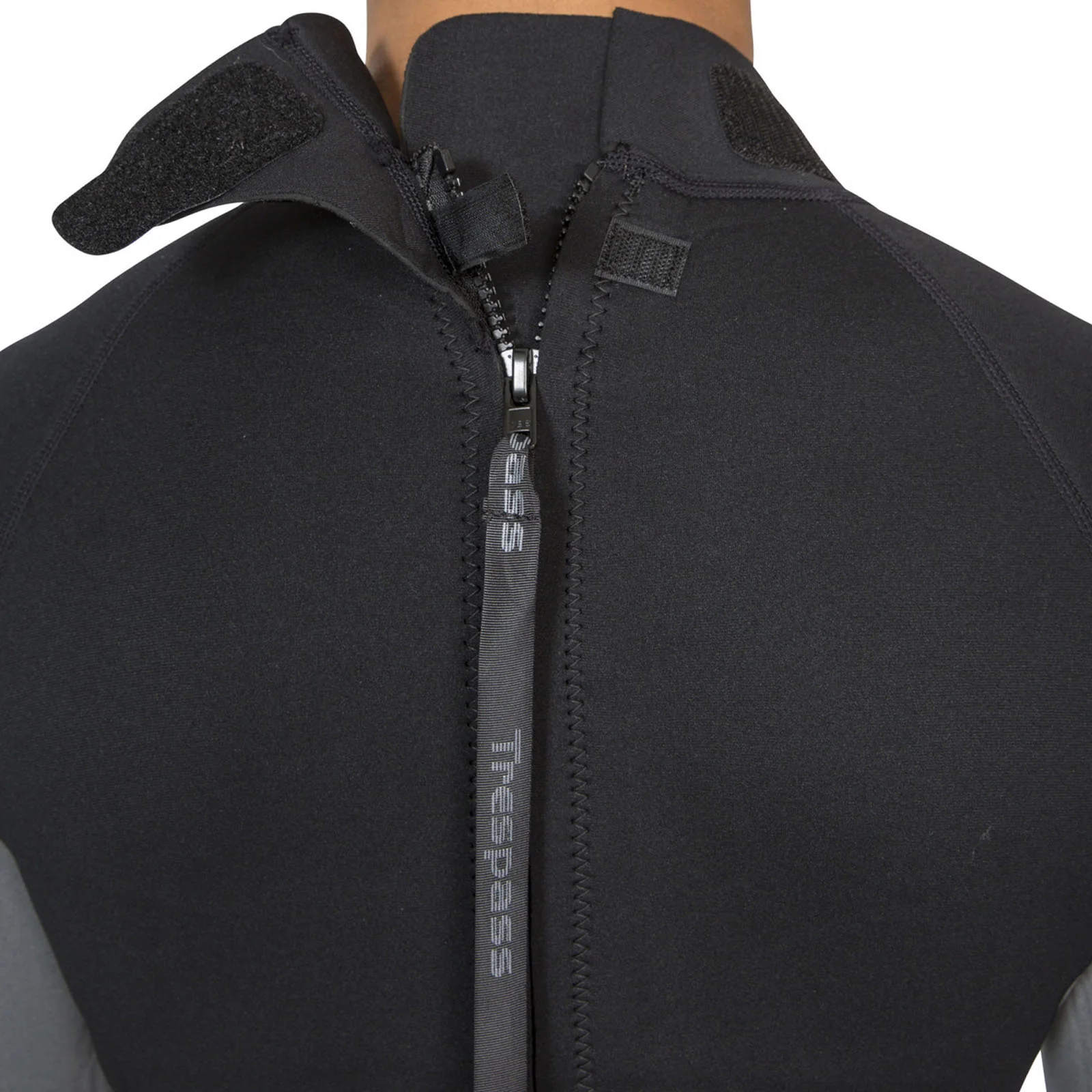 Trespass Mens Claybourne 3MM Short Sleeve Surfing Wetsuit - Black - Image 4