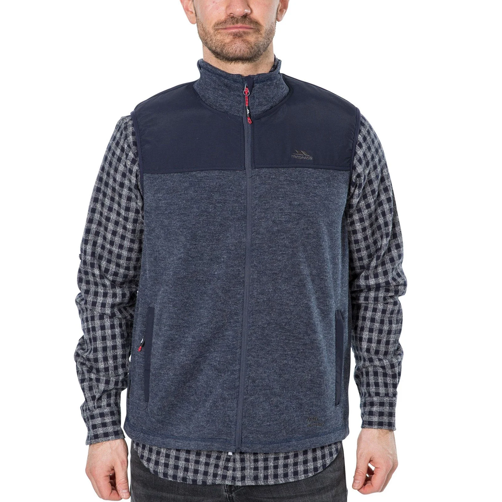 Trespass Mens Leafminer Walking Fleece Gilet - Image 2