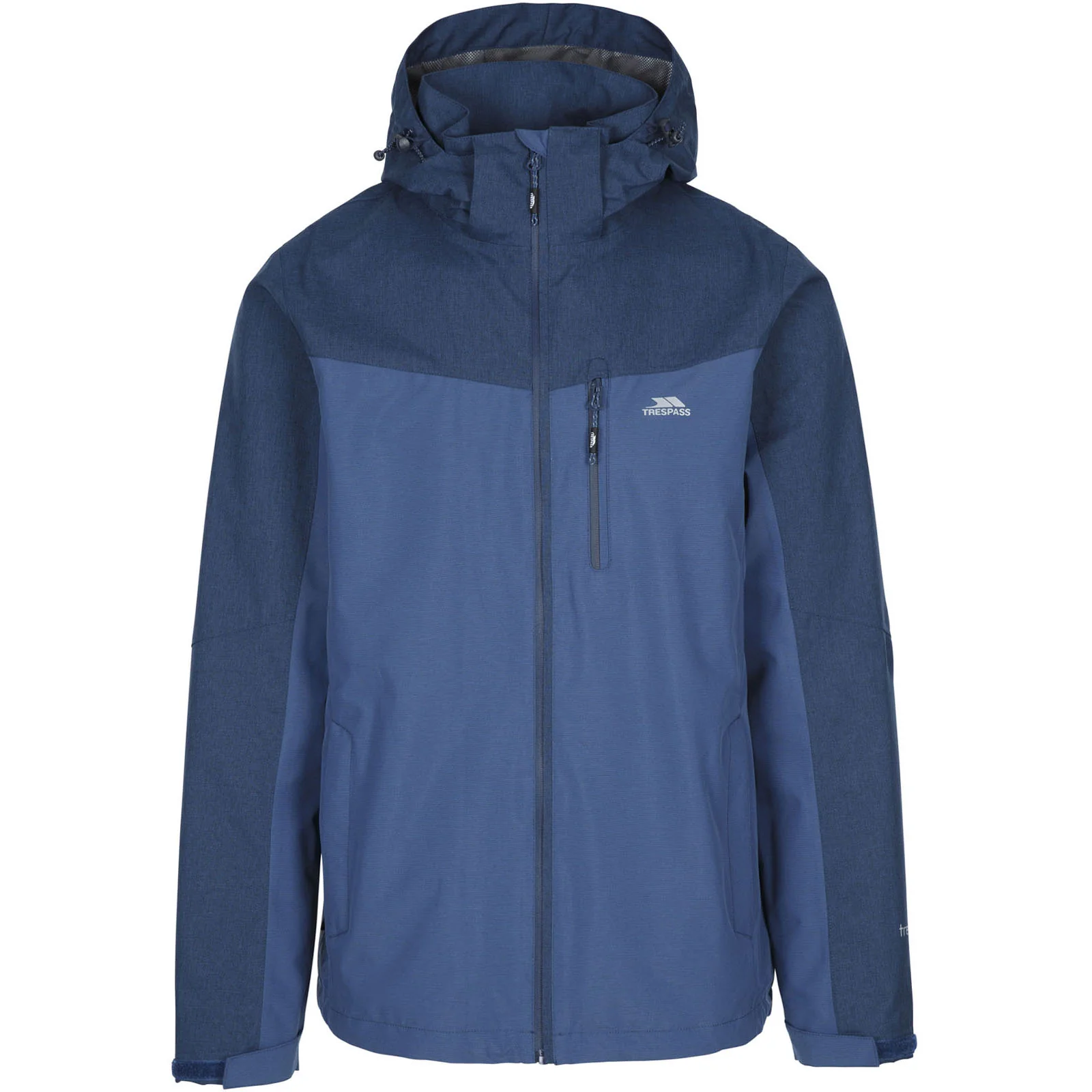 Trespass Mens Marlow Hooded Waterproof 5000m Outdoor Walking Hiking Jacket Coat - Image 3