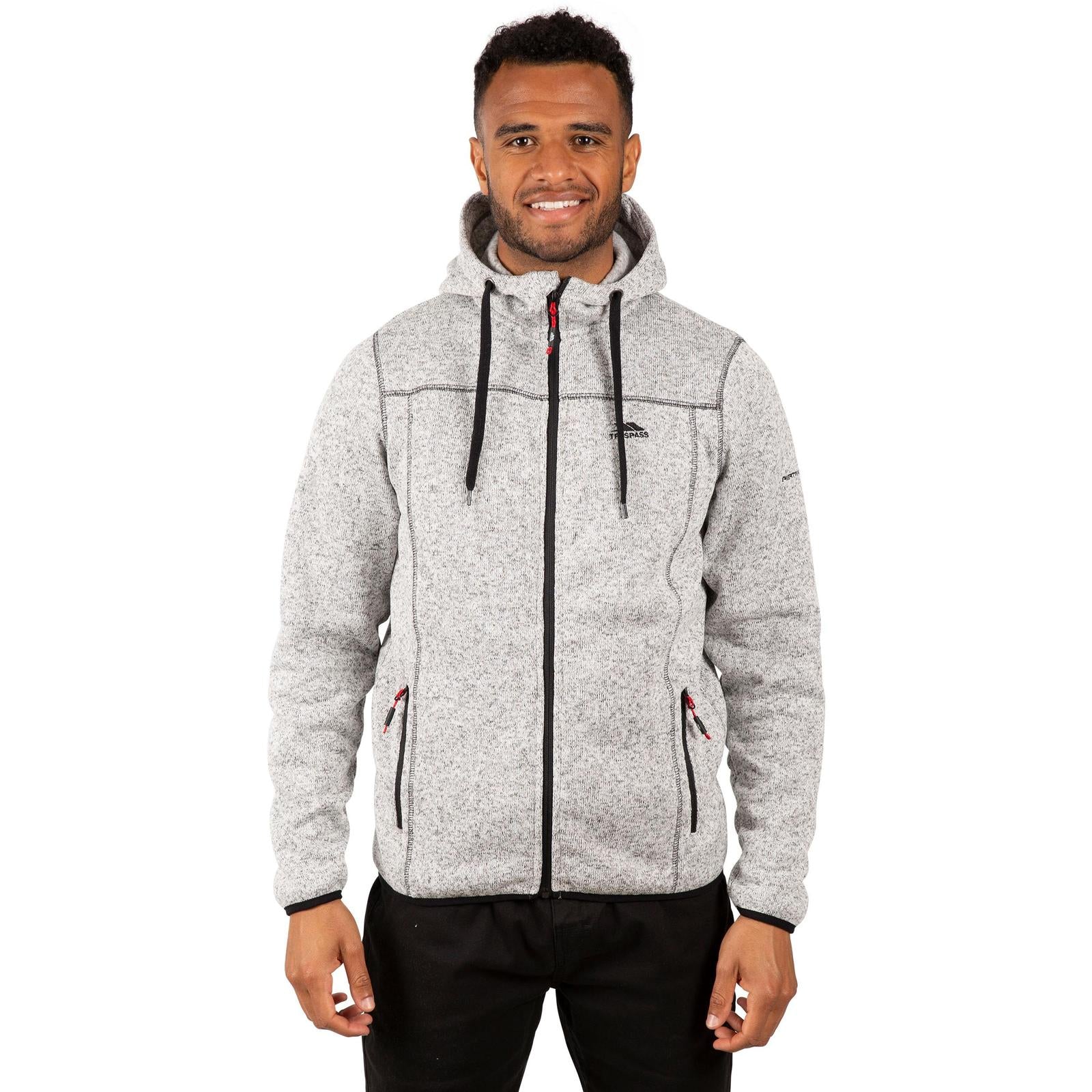 Trespass Mens Odeno Hooded Full Zip Fleece Jacket - Image 30