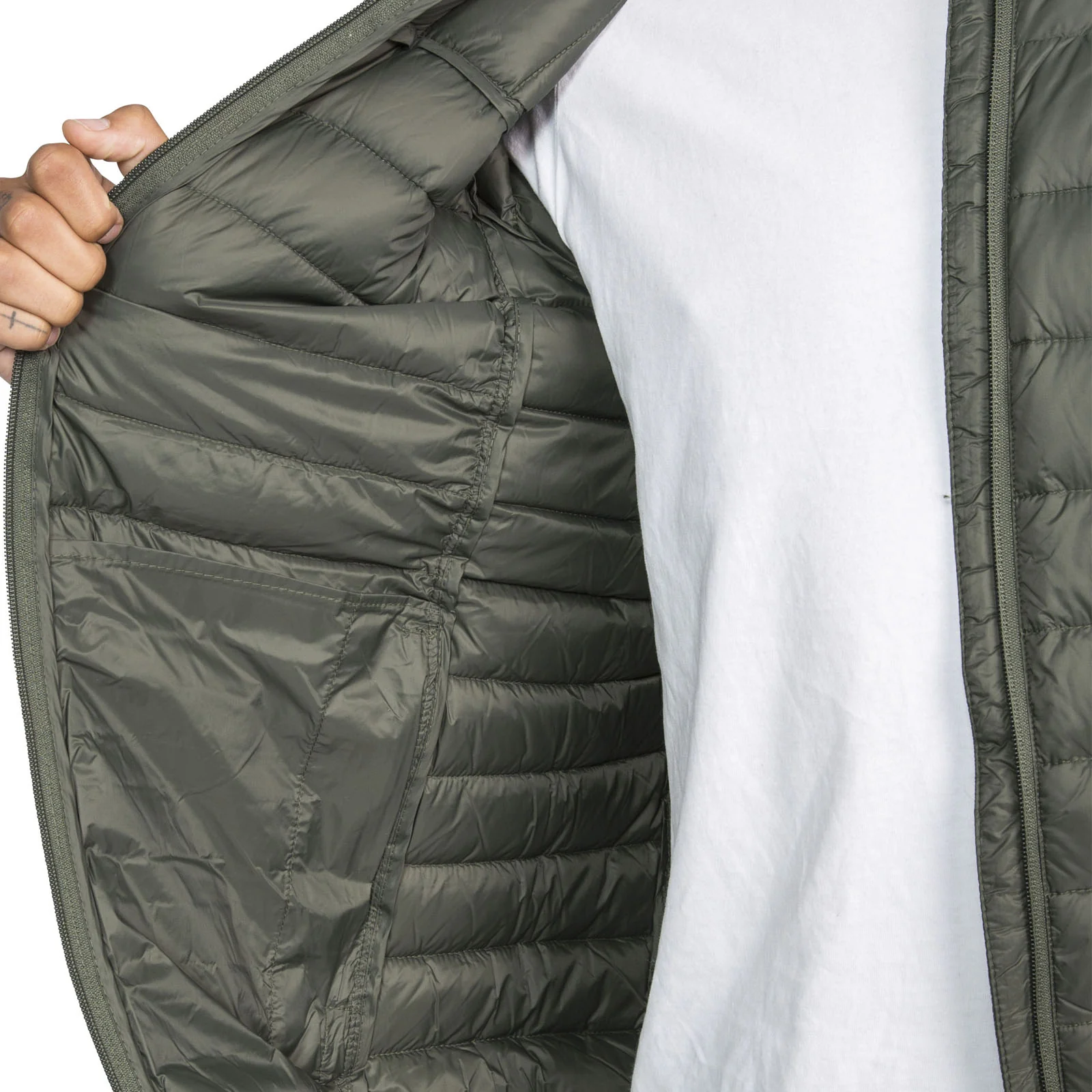 Trespass Mens Romano Down Packaway Walking Jacket - Image 22