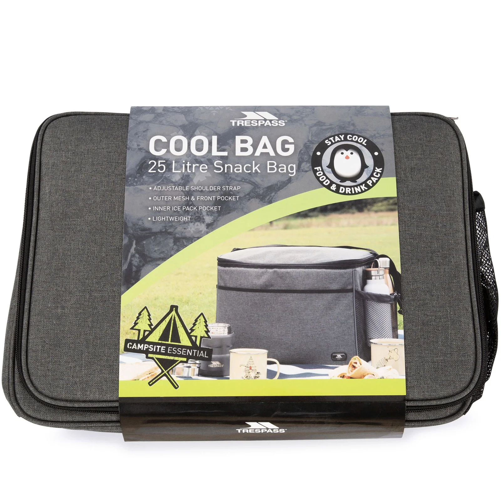 Trespass Nukooler 25L Cool Bag - Grey Marl - Image 5