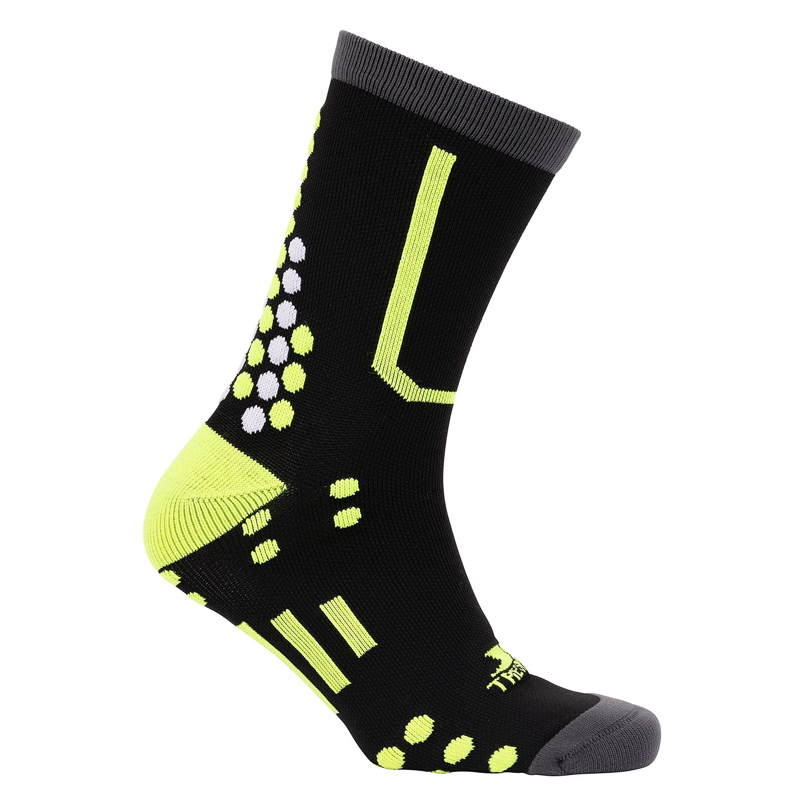 Trespass Unisex Dash Cycling Compression Crew Socks - Image 3