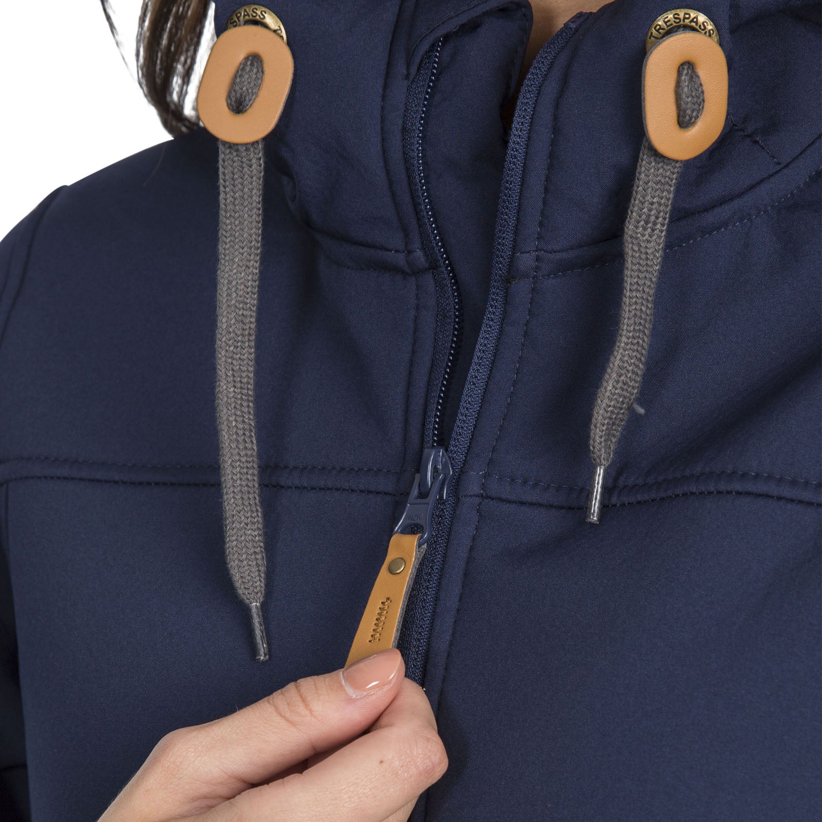 Trespass Womens Kristen Softshell Waterproof Jacket - Navy - S - Image 4