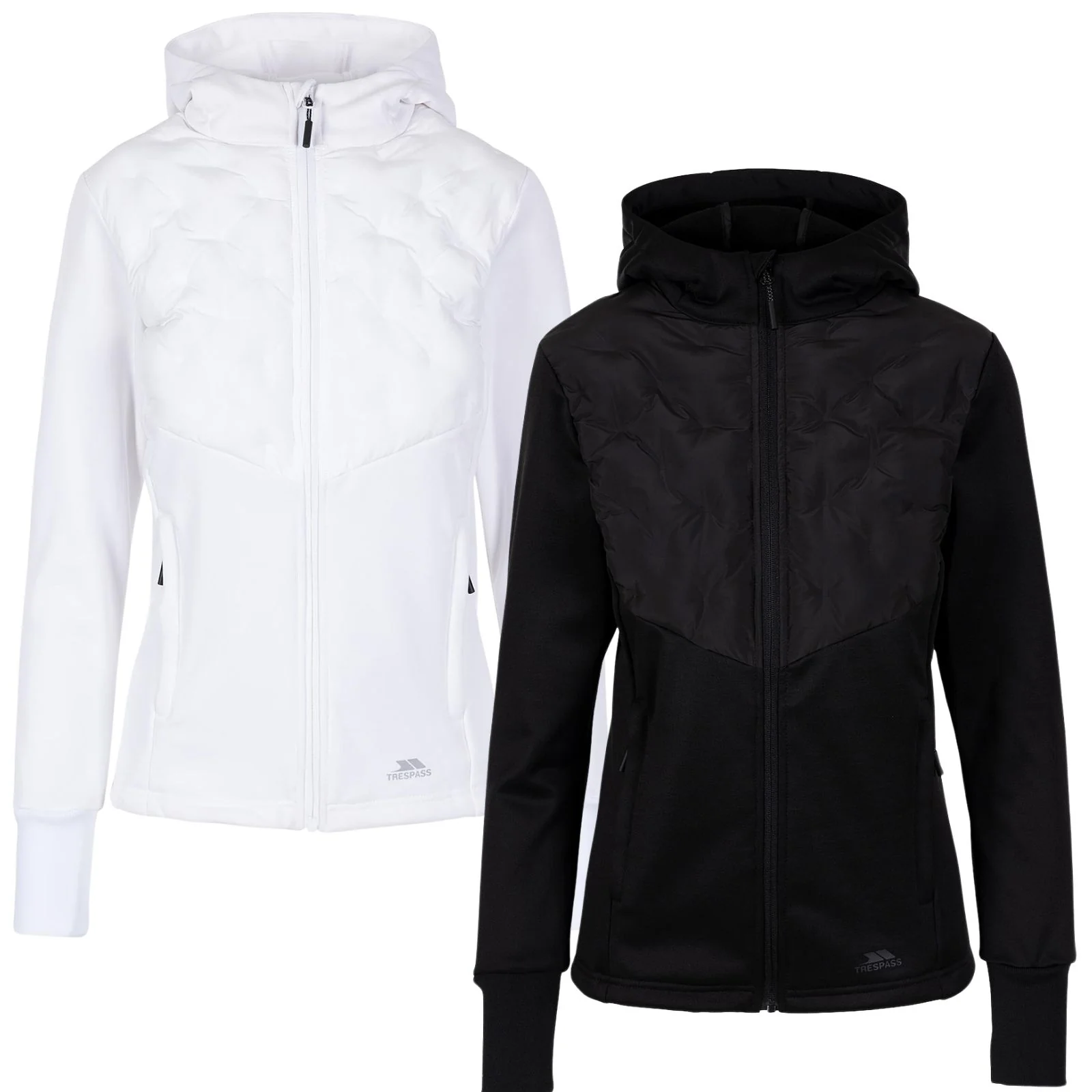 Trespass Womens Marney Hybrid Polyester Down Padded Jacket