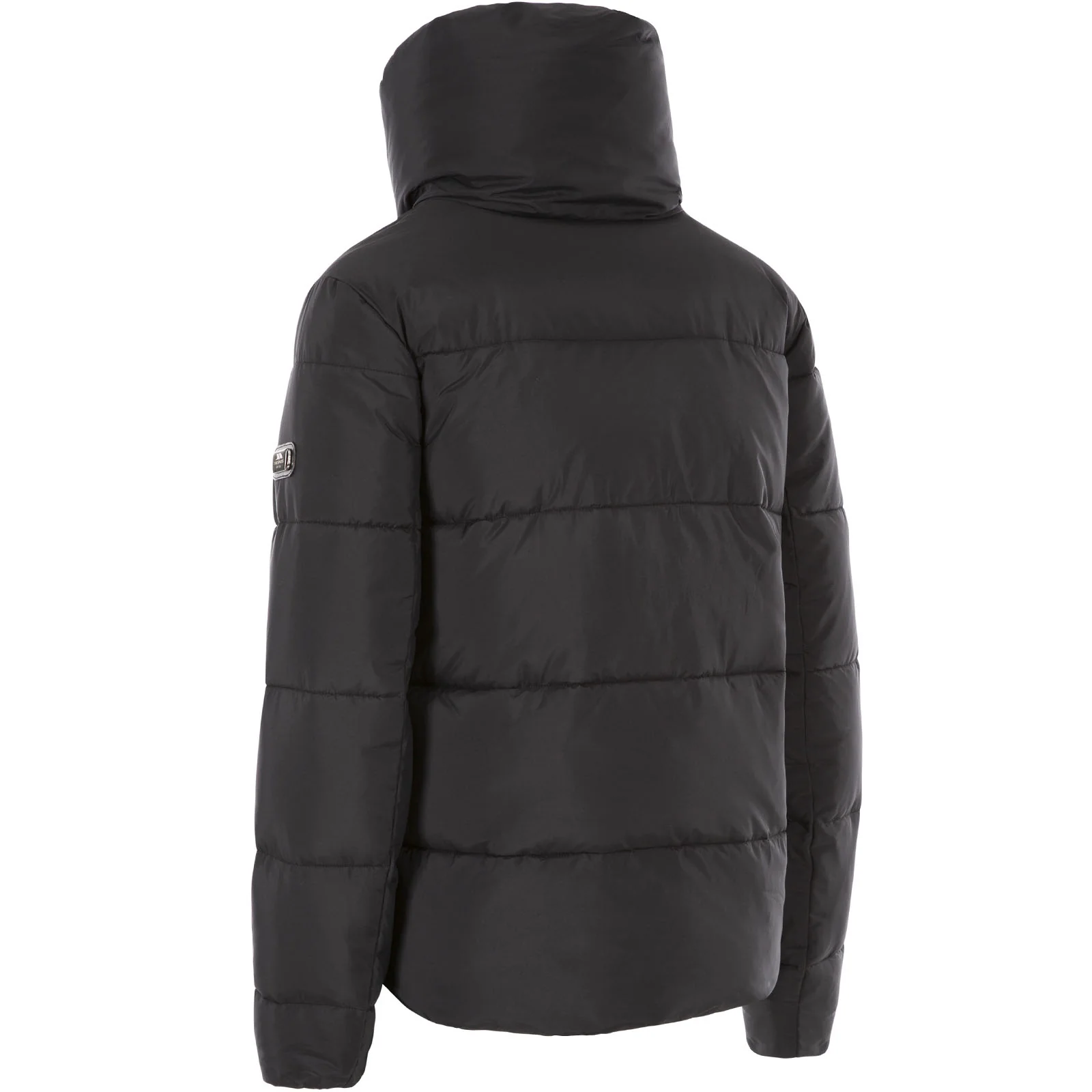 Trespass Womens Paloma Deep Collar Jacket - Black - Image 2