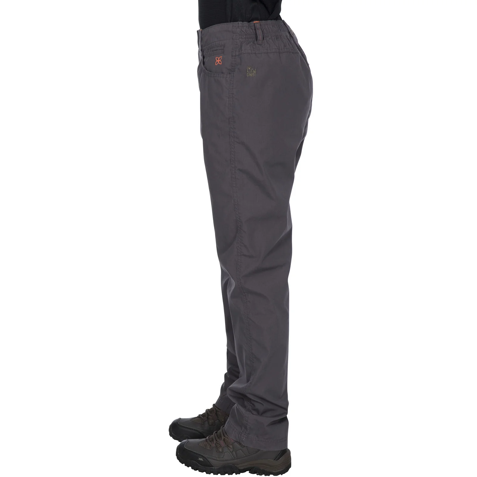 Trespass Womens Rambler Water Repellent Walking Cargo Trousers - Carbon - Image 3