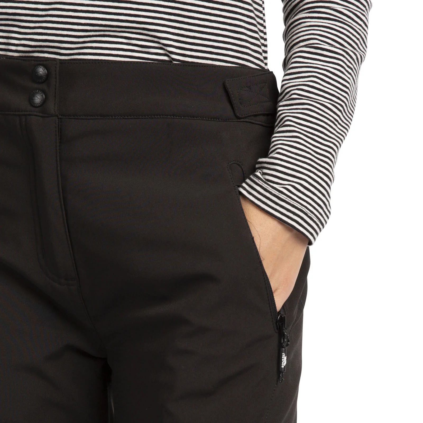 Trespass Womens Squidge II Softshell Walking Trousers - Black - Image 3